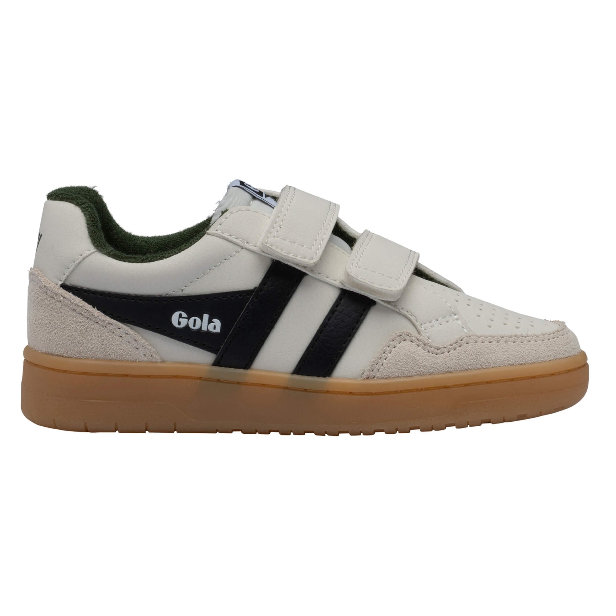 gola-eagle-strap-kinder-sneaker-cremewei-schwarz-klett image 1