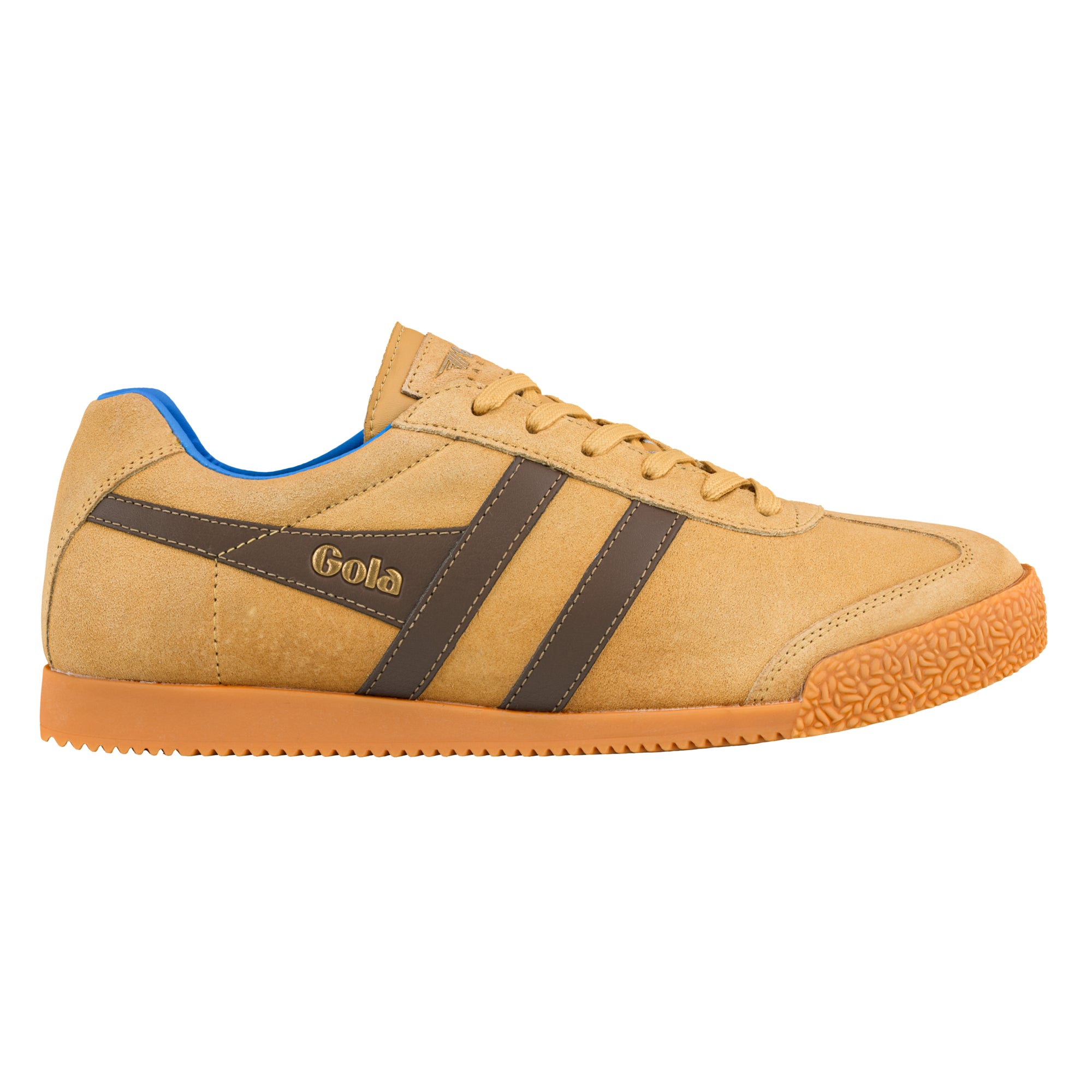 gola-harrier-herren-sneaker-wildleder-senfgelb-otterbraun image 1