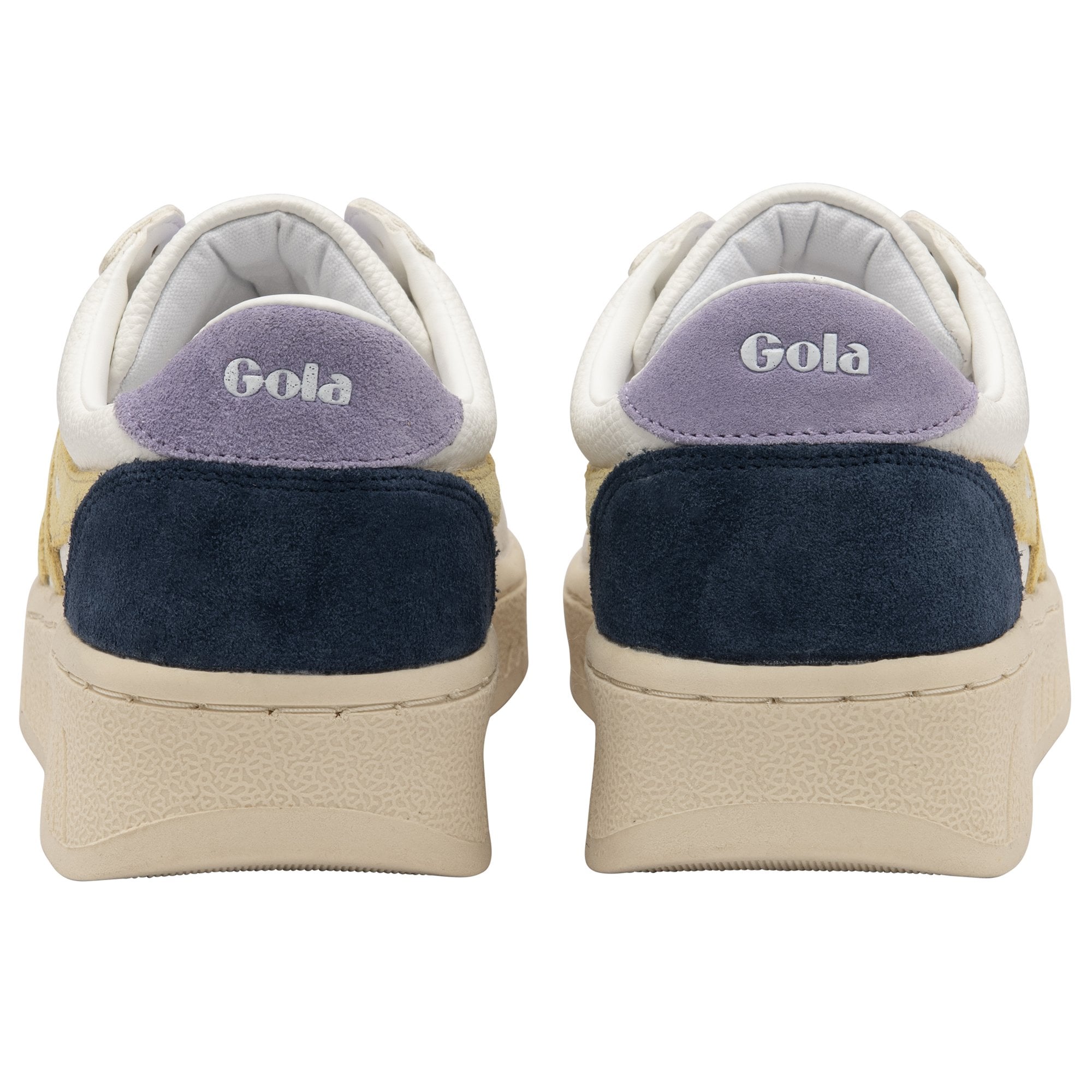 gola-grandslam-trident-damen-sneaker-wei-zitrone-lavendel image 4