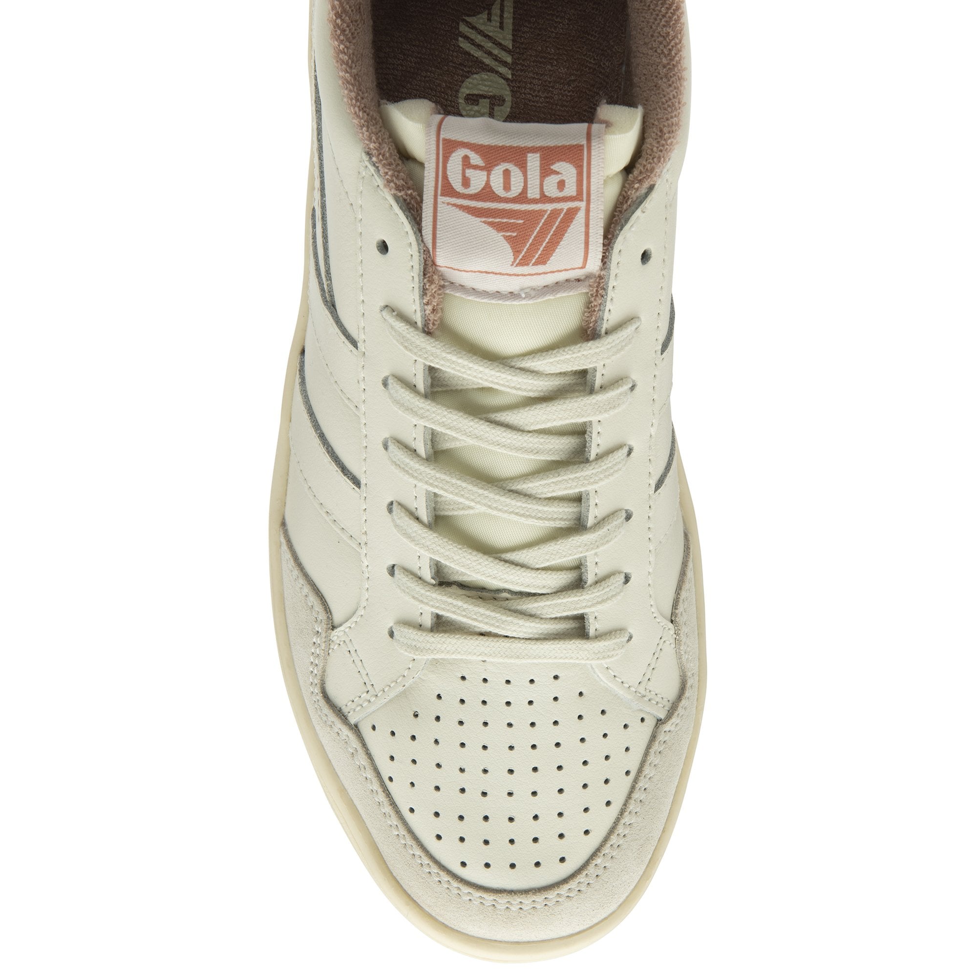 gola-eagle-damen-court-sneaker-off-white-pfingstrosenrot image 5