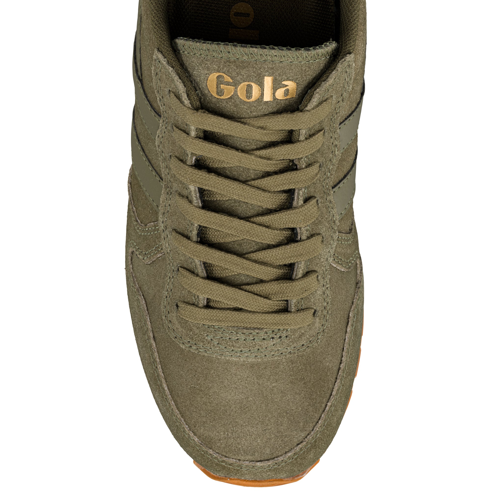 gola-daytona-sneaker-damen-aus-wildleder-khaki image 4