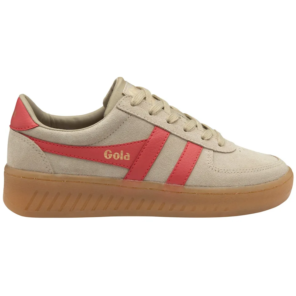 gola-grandslam-wildleder-sneaker-f-r-damen-court-classic-bone-coral image 1