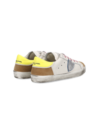 philippe-model-prsx-sneaker-kids-wei-cognac-neongelb image 2