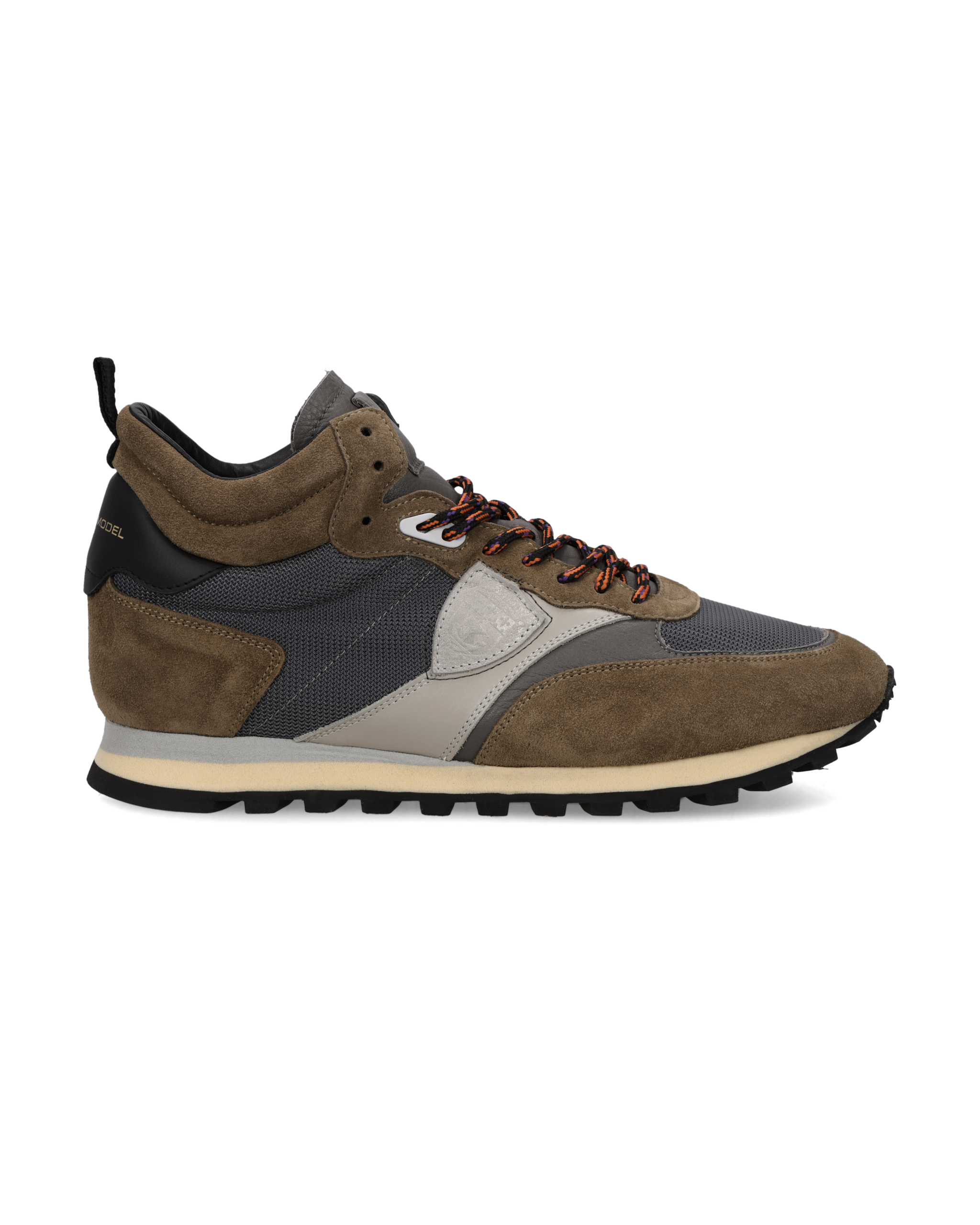 philippe-model-blville-sneaker-herren-grau-anthrazit-kaki image 1