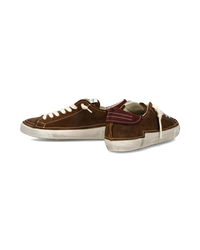 philippe-model-prsx-sneaker-herren-braun-bordeaux image 4