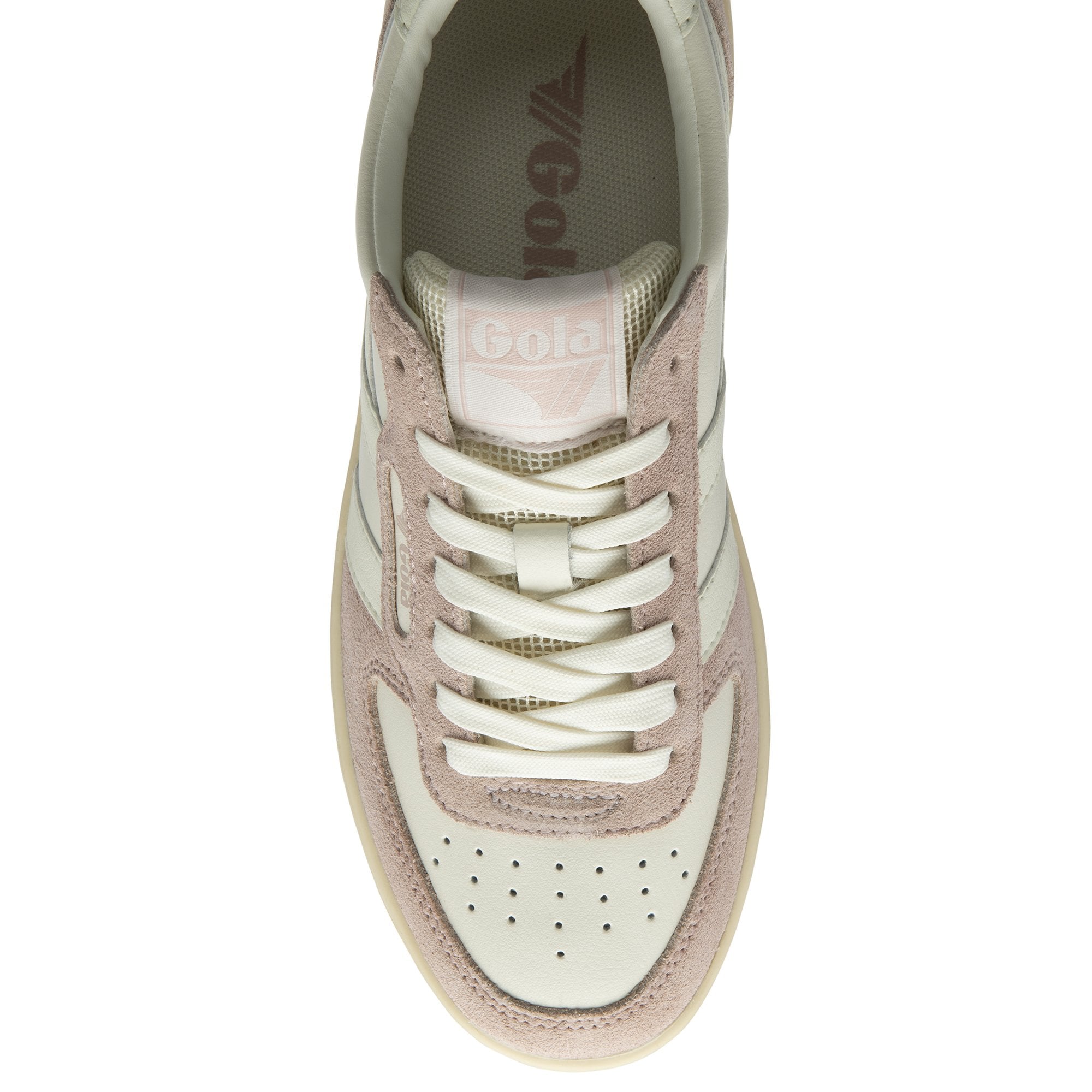 gola-hawk-89-damen-sneaker-rosa-wildleder-court-retro image 5