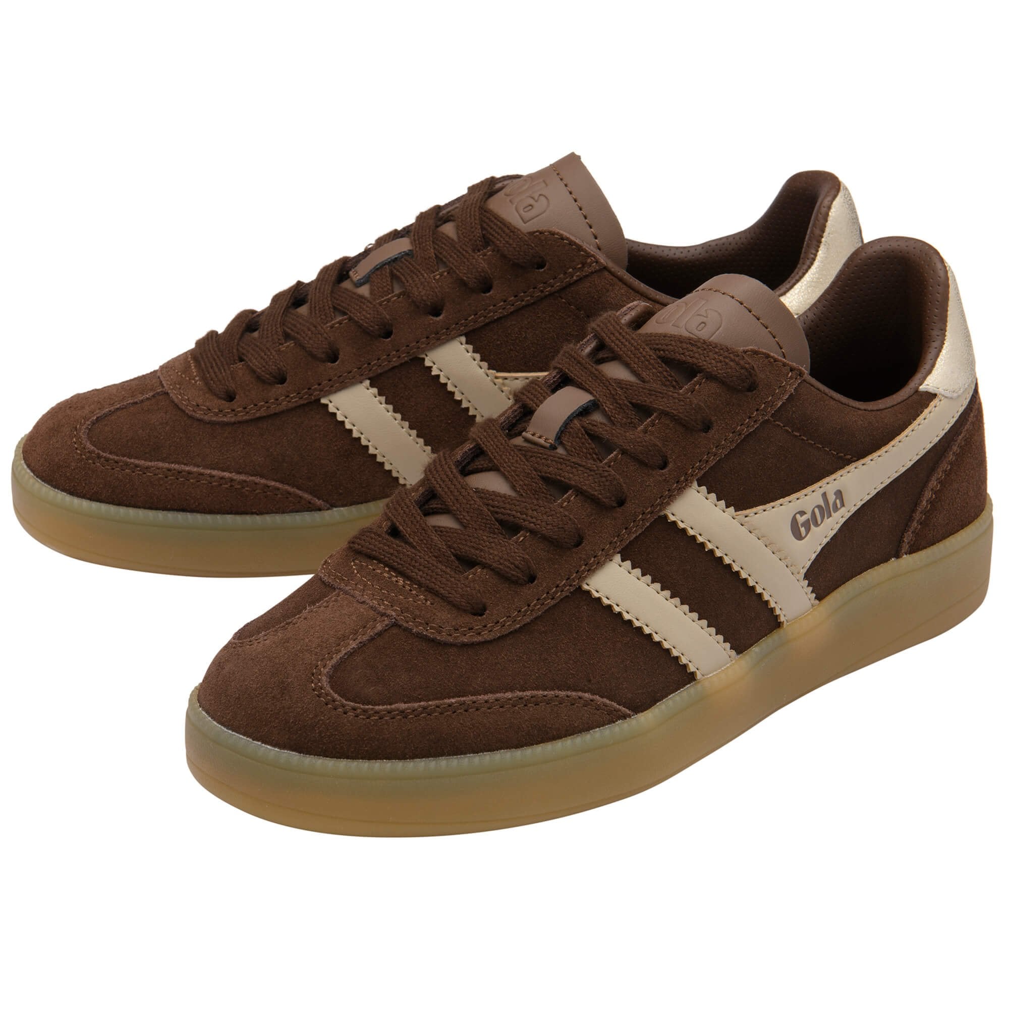 gola-viper-sneaker-f-r-damen-in-dunkelbraun-beige image 3