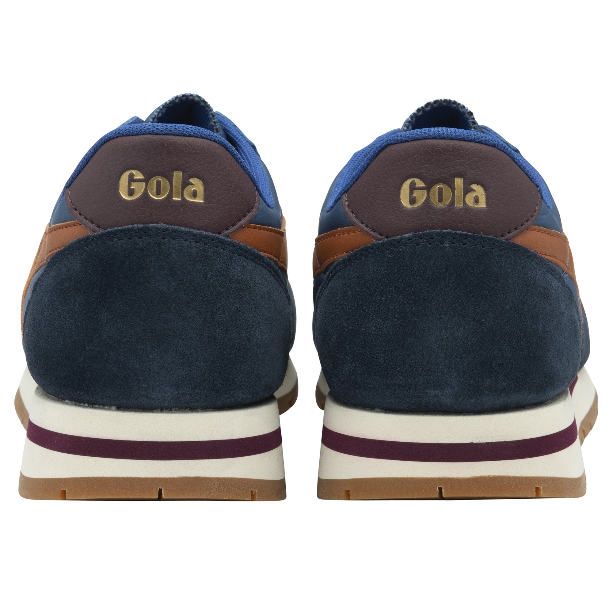 gola-daytona-chute-herren-sneaker-marine-dunkelblau-orange image 4