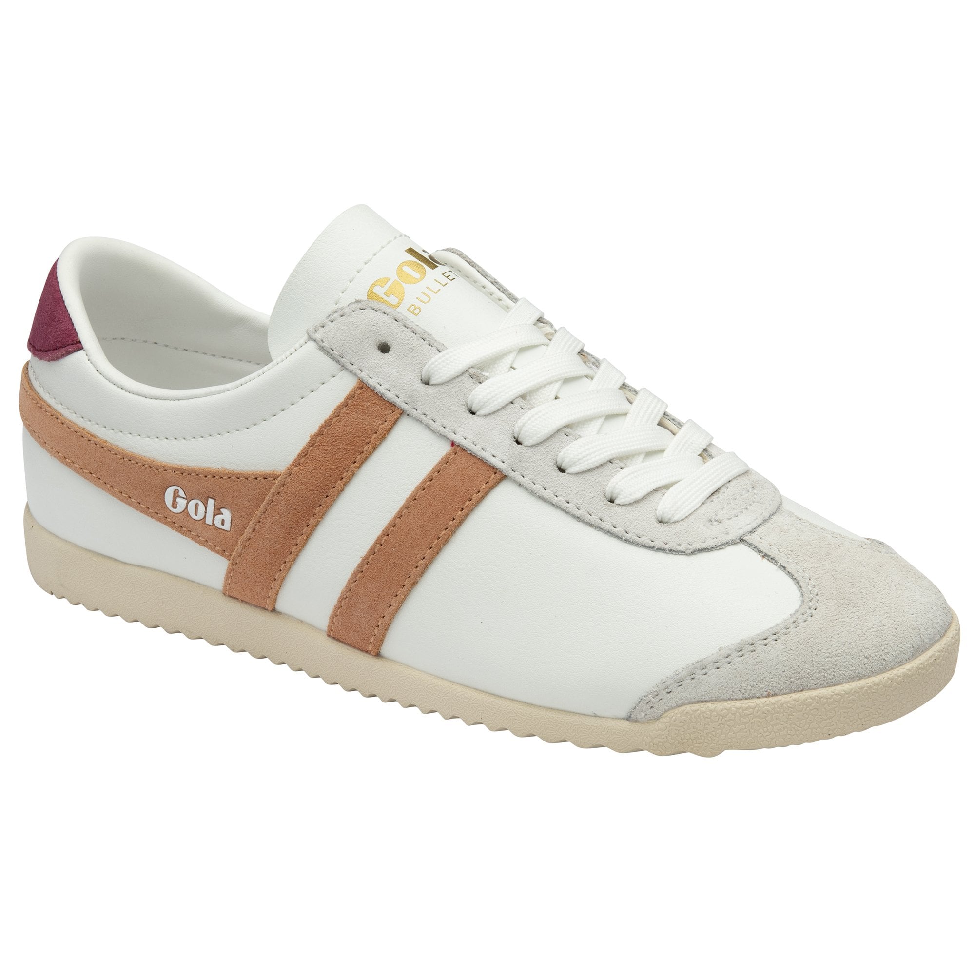 gola-bullet-pure-sneaker-f-r-damen-wei-terrakotta-kirschrot image 2