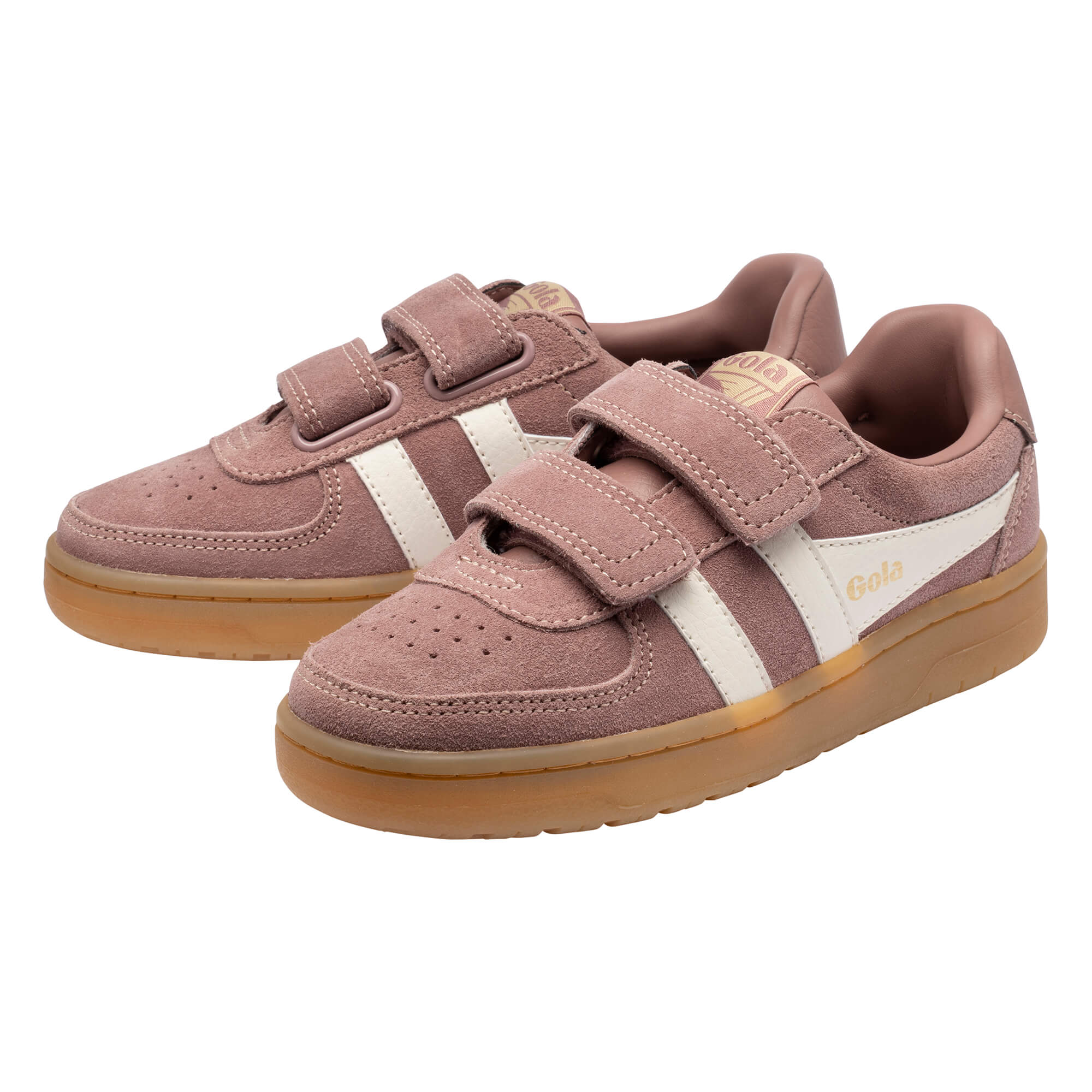 gola-hawk-wildleder-klett-sneaker-f-r-kinder-braunrosa image 3