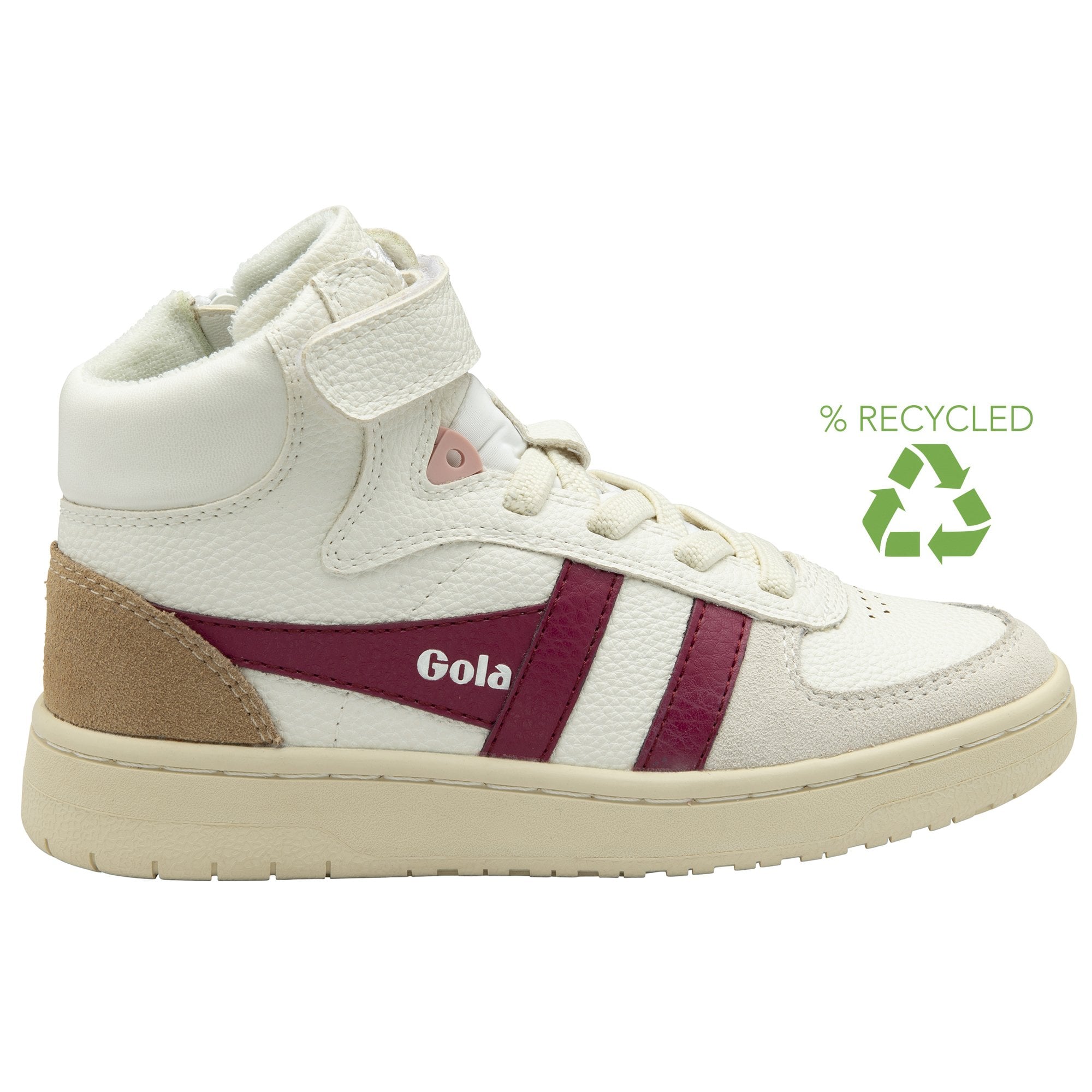 gola-talon-kinder-high-top-sneaker-wei-kirschrot image 1