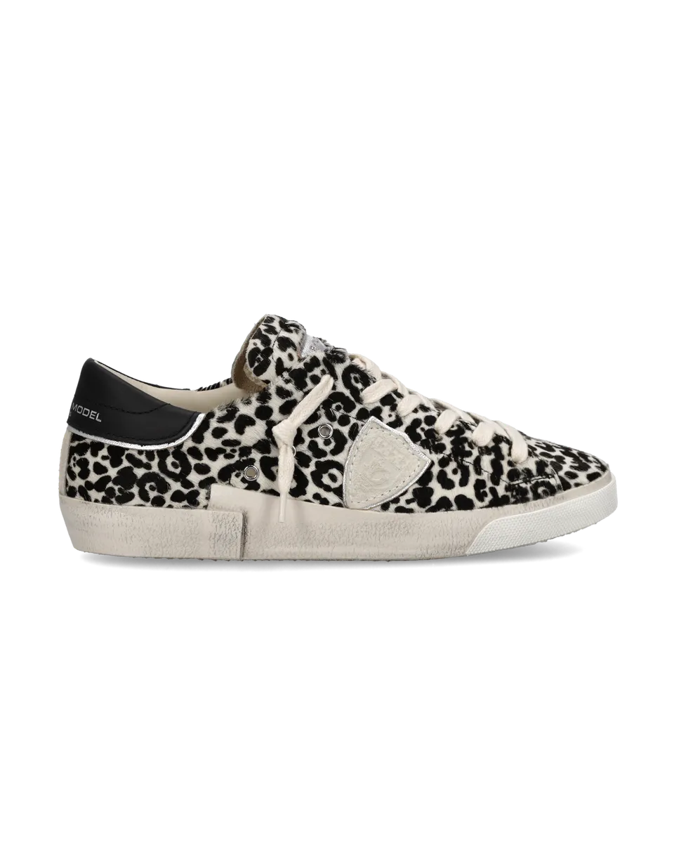 philippe-model-prsx-damen-sneaker-animal-schwarz-wei image 1