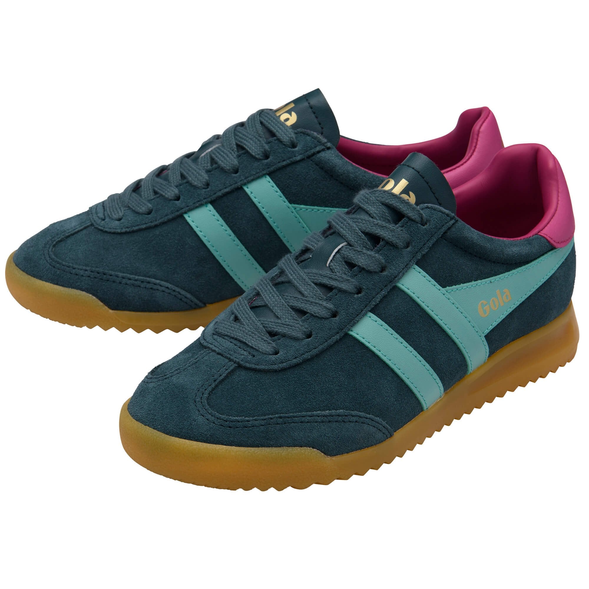 gola-torpedo-sneaker-f-r-damen-in-petrol-meeresbrise-fuchsia image 3