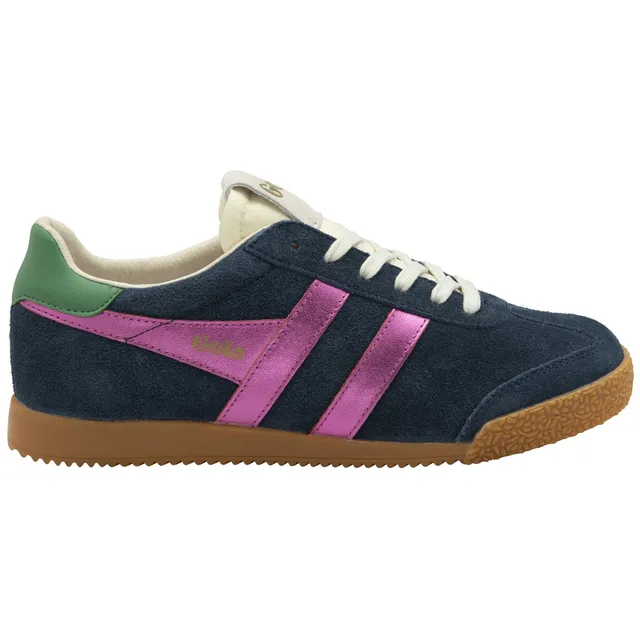 gola-elan-glitz-damen-sneaker-wildleder-sneaker-in-marine-fuchsia image 1