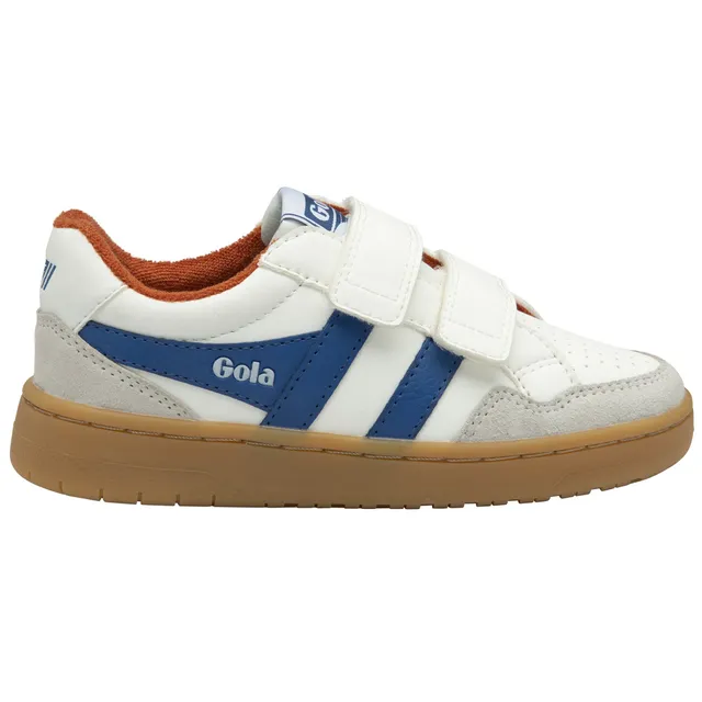 gola-eagle-strap-turnschuhe-f-r-kinder-in-wei-marineblau-mit-klett image 1