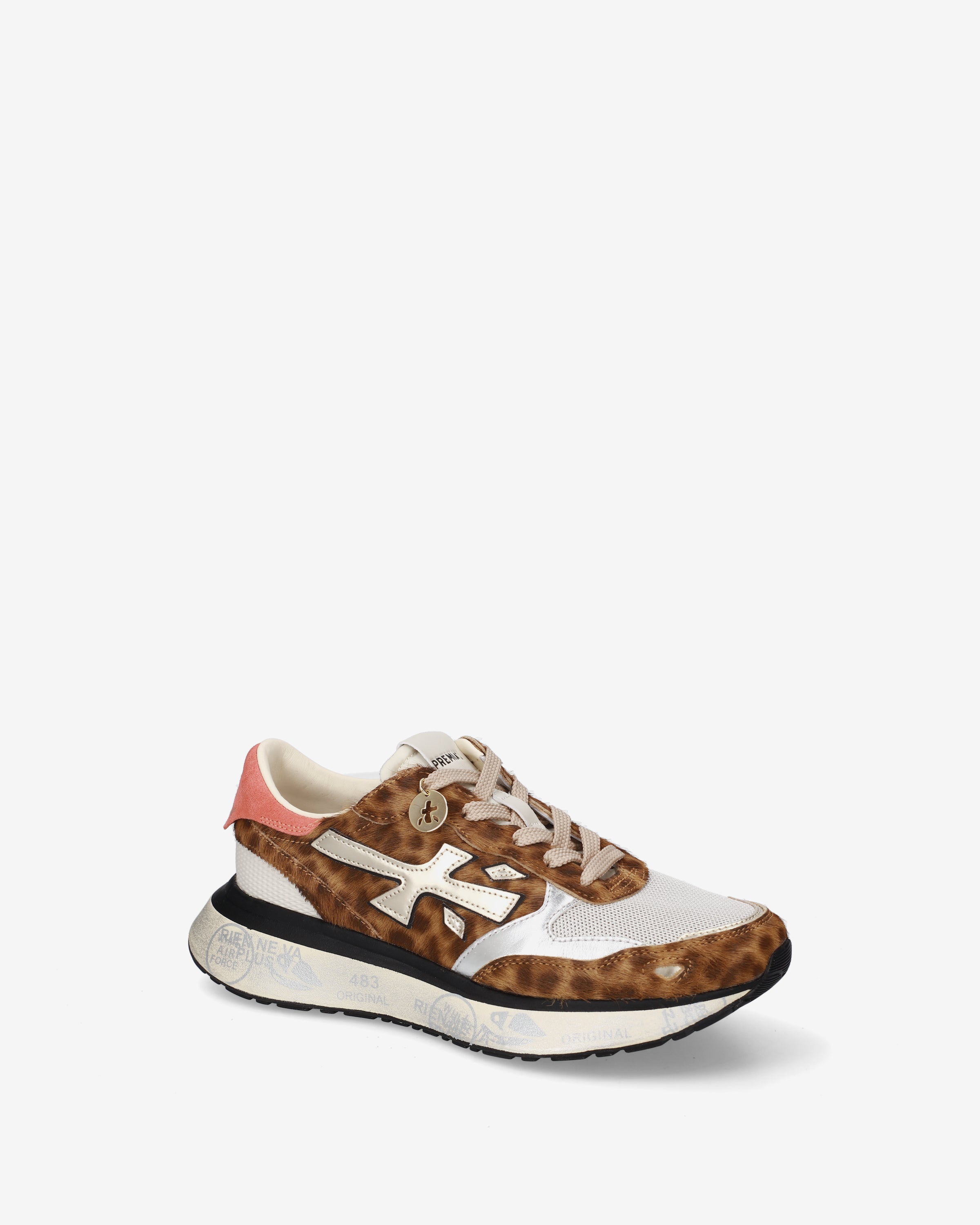 premiata-lauryn-8530-sneaker-damen-cavallino-braun-laminat image 4