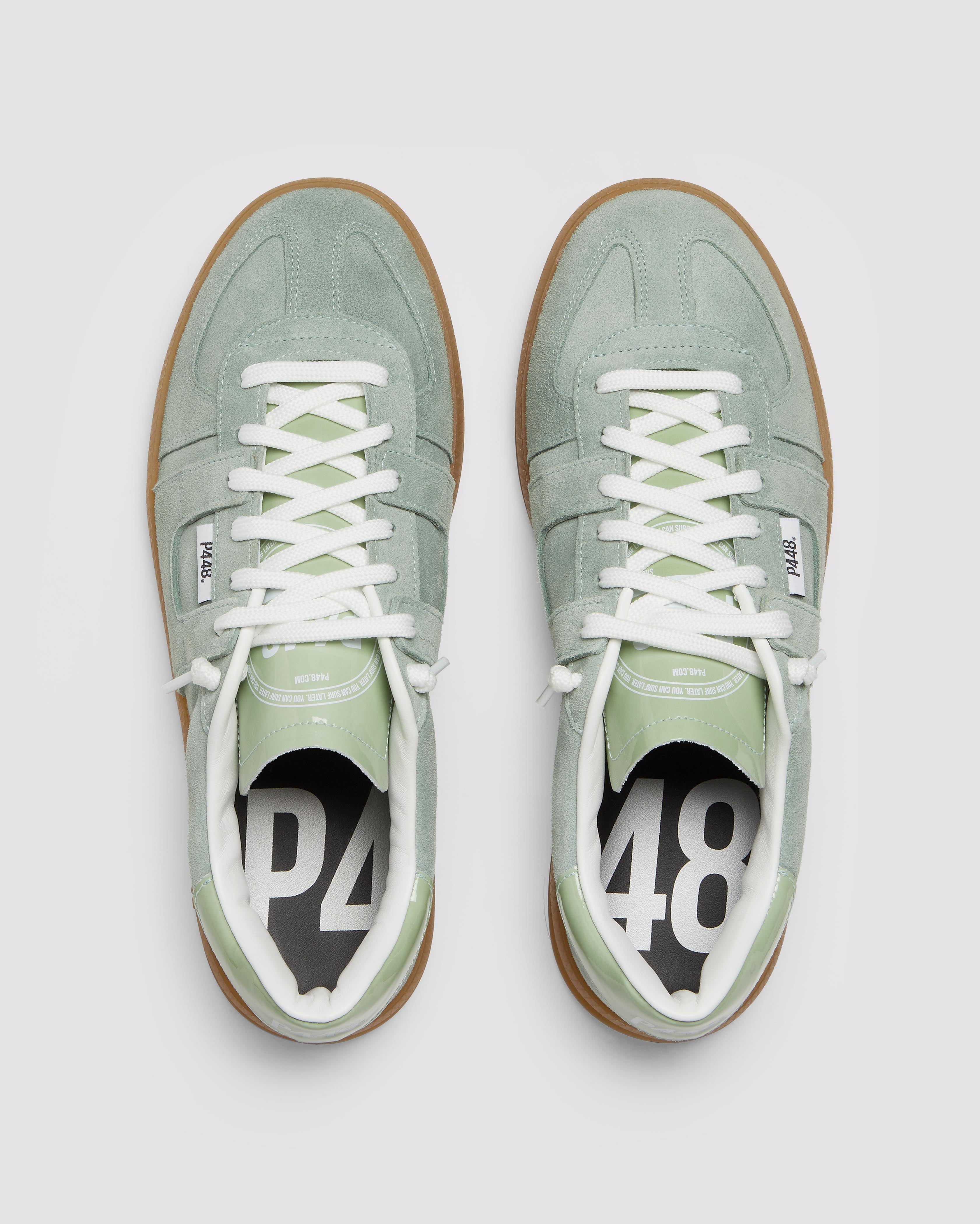p448-monza-patent-jade-damen-low-top-sneaker image 2