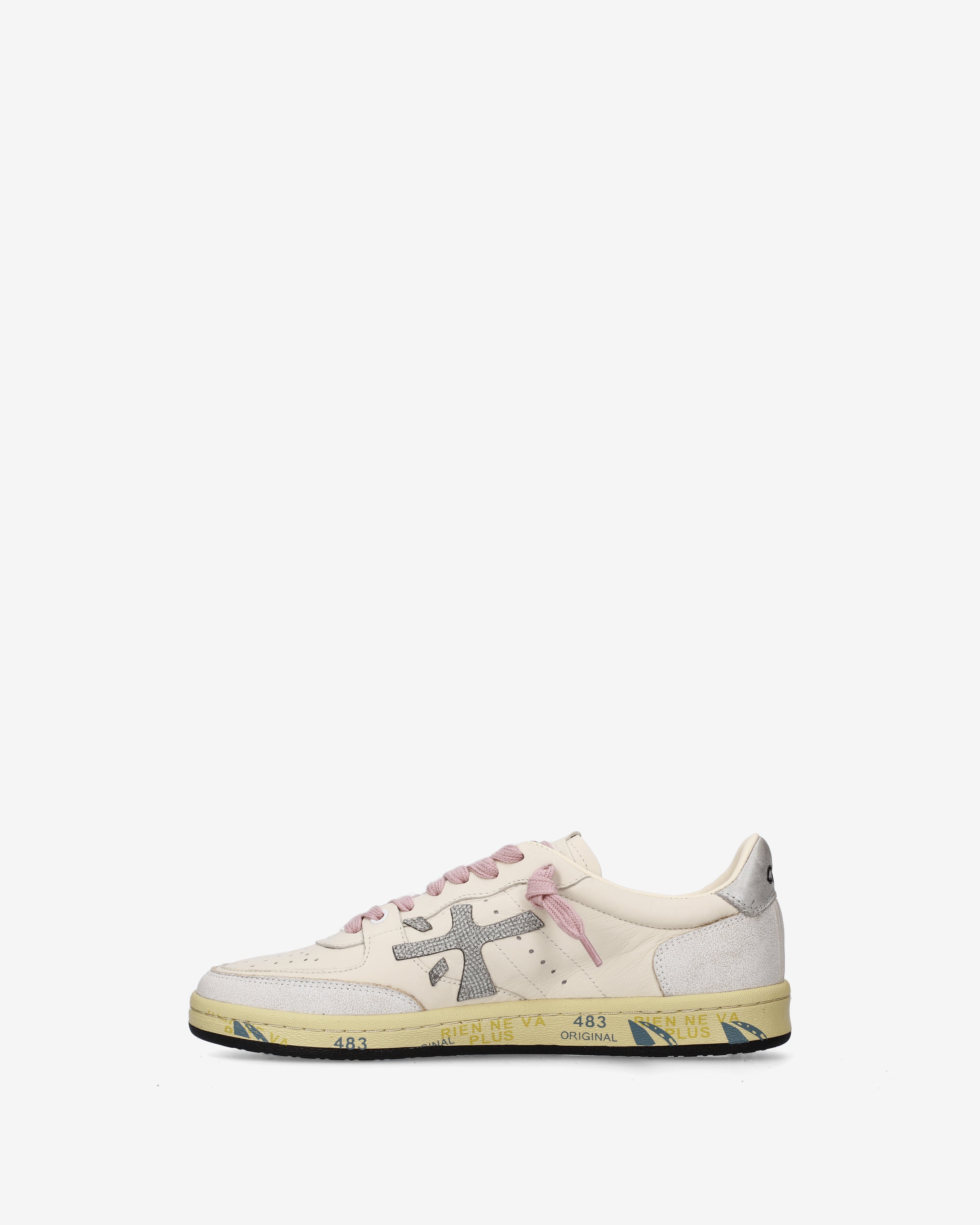 premiata-bskt-clayd-8467-sneaker-white-leder-suede image 3