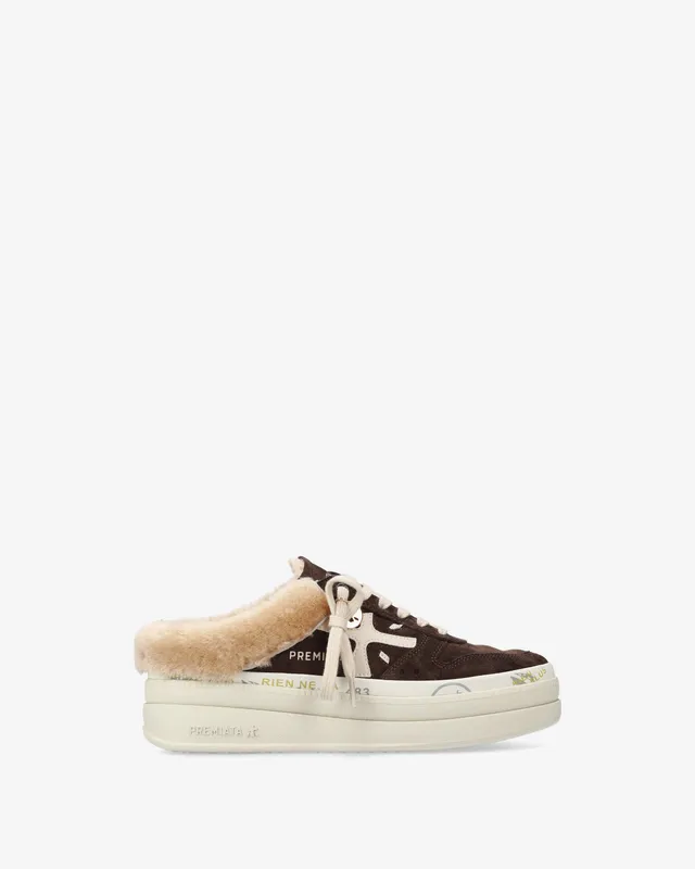 premiata-micol-7851m-sneaker-testa-di-moro-platform-5cm-fell image 1