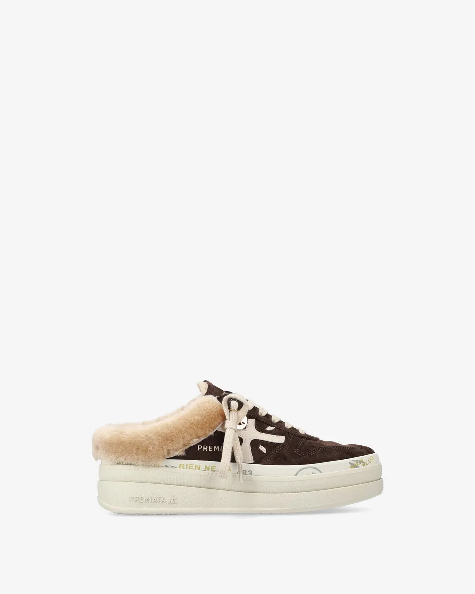 premiata-micol-7851m-sneaker-testa-di-moro-platform-5cm-fell image 1