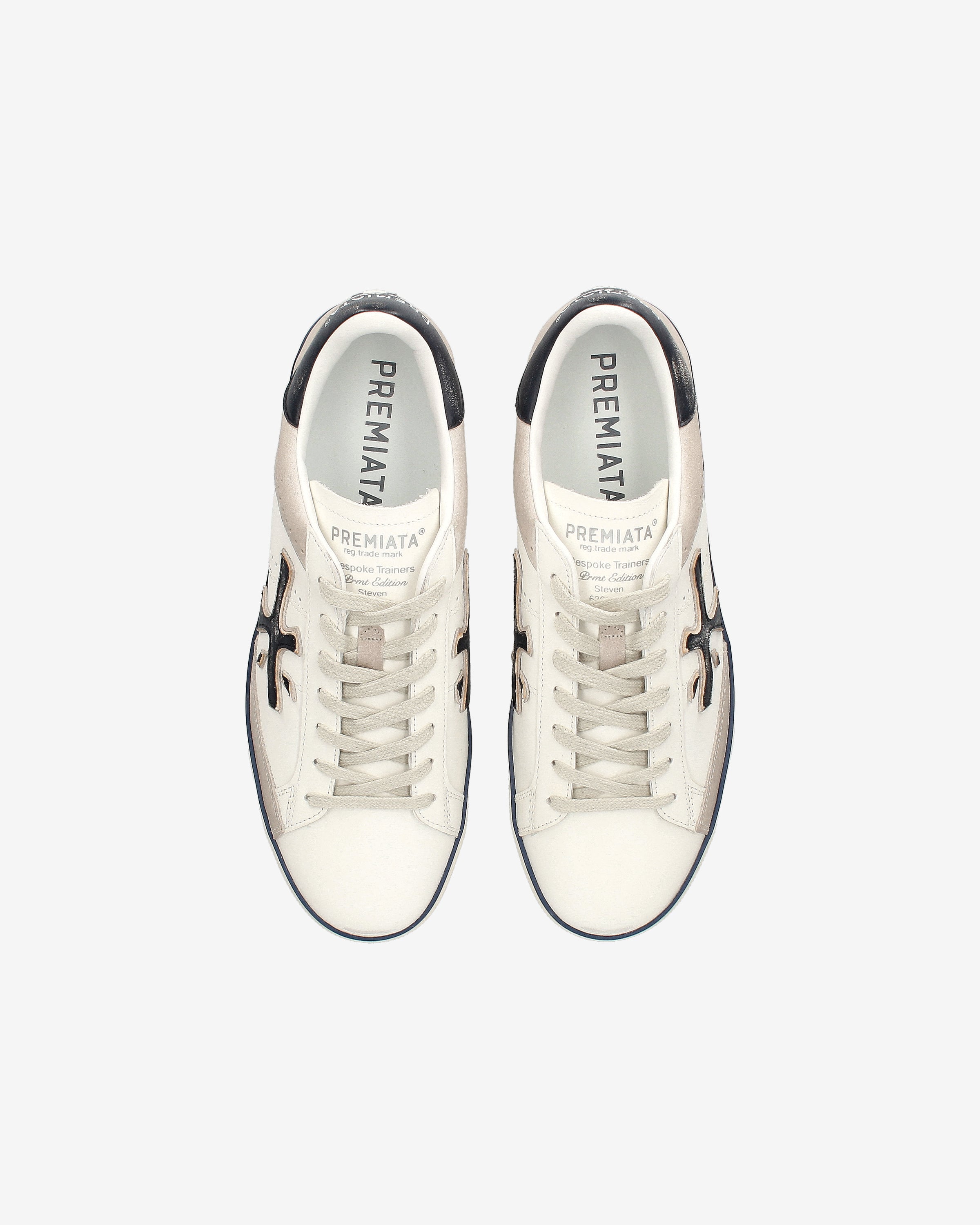 premiata-steven-7285-herren-sneaker-creme image 6