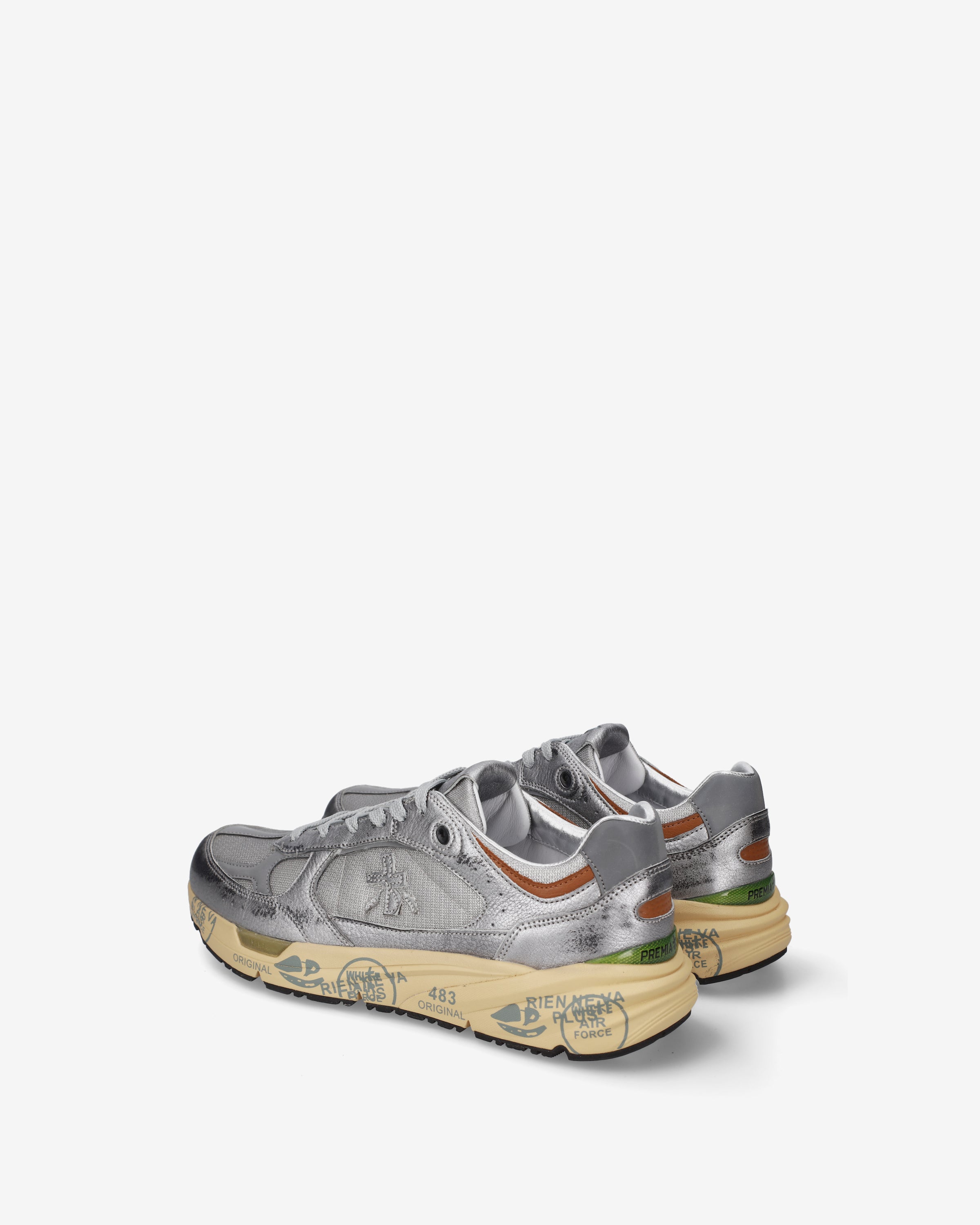 premiata-mase25-8635-sneaker-silber-herren-laminat image 5