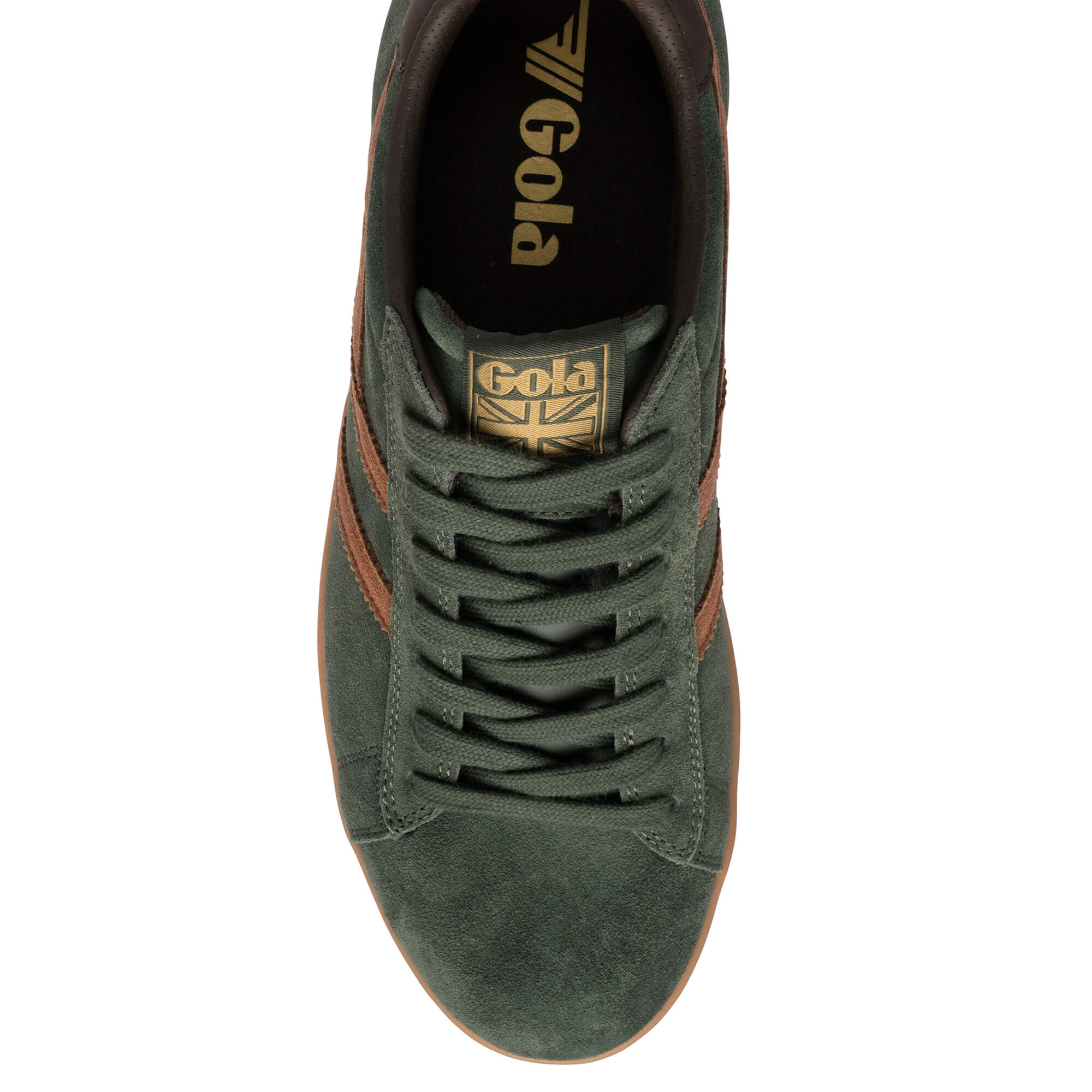 gola-equipe-ii-herren-sneaker-dunkelkhaki-wildleder image 5