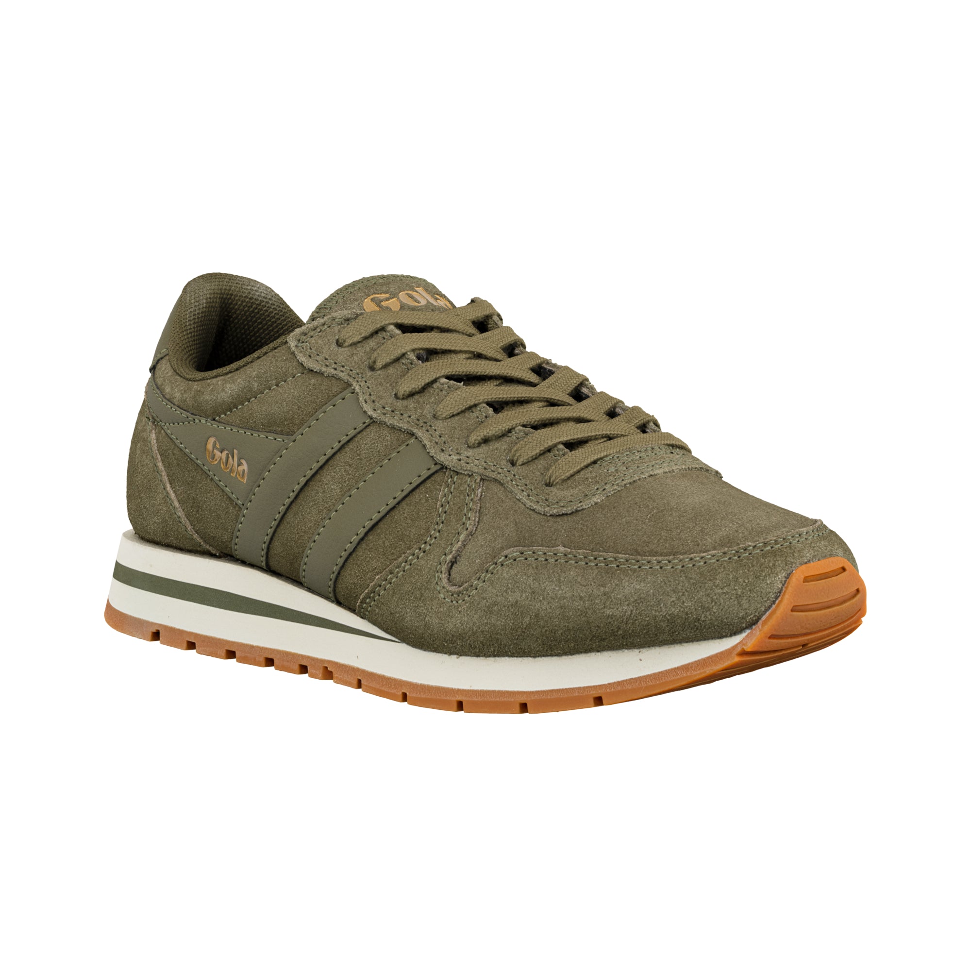 gola-daytona-sneaker-damen-aus-wildleder-khaki image 2