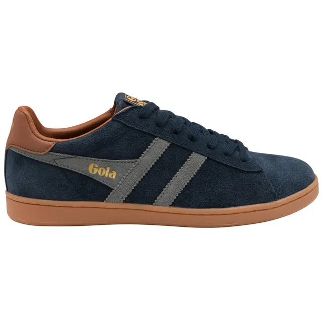 gola-equipe-ii-herren-turnschuhe-aus-wildleder-navy-grau image 1