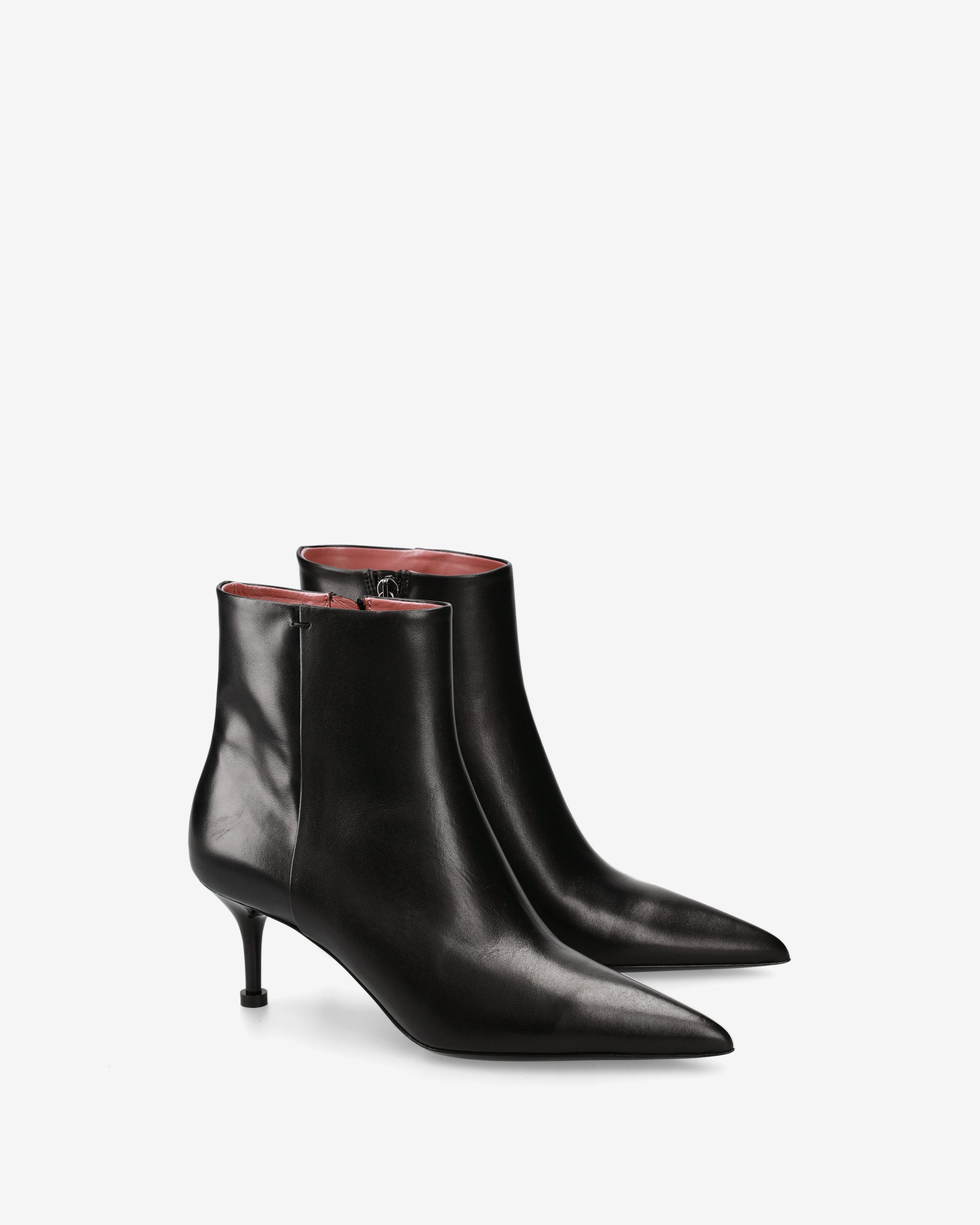 premiata-stivaletti-in-pelle-nera-damen-stiefeletten-aus-kalbsleder-schwarz image 2