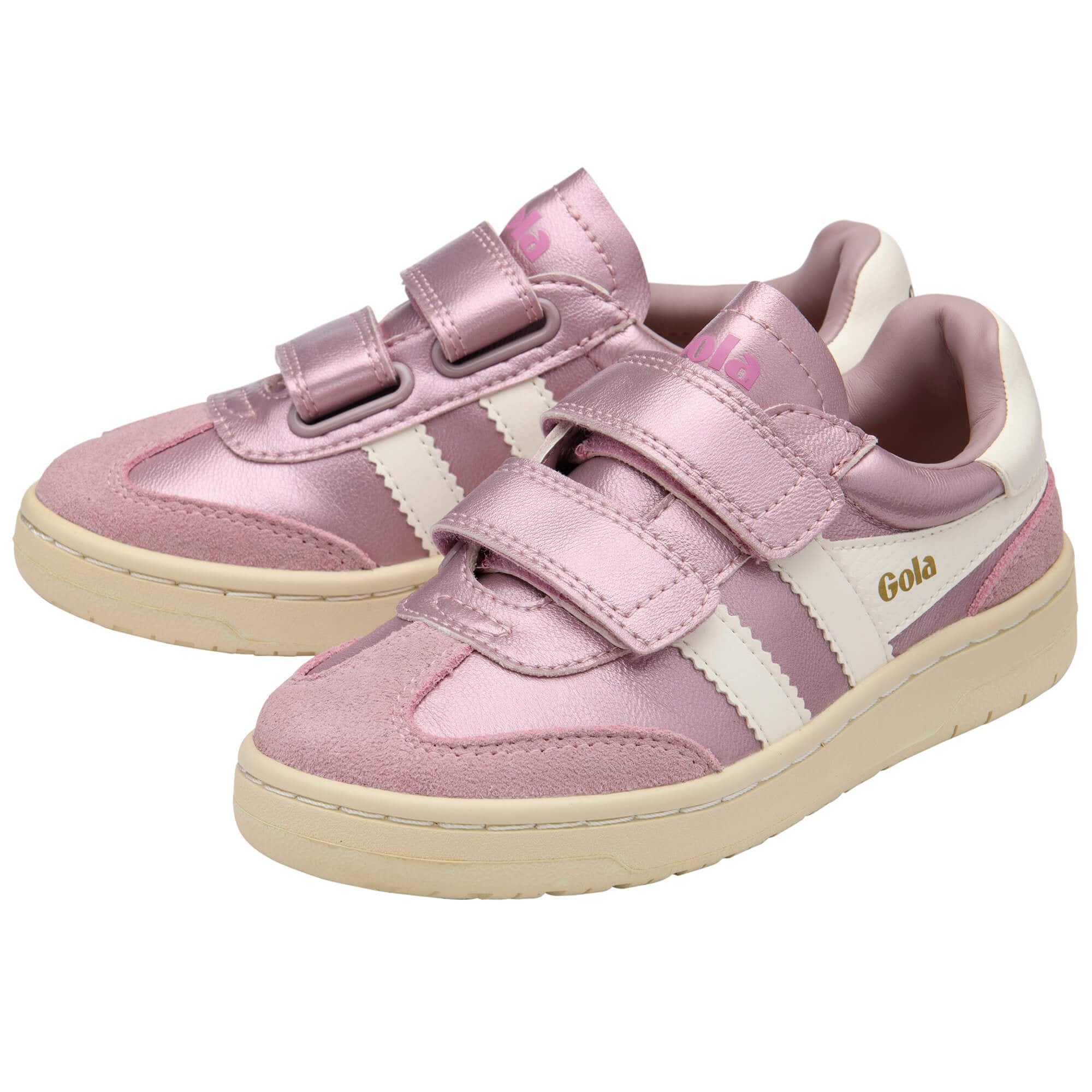 gola-viper-glimmer-strap-kinder-sneaker-klett-pastellrosa image 3