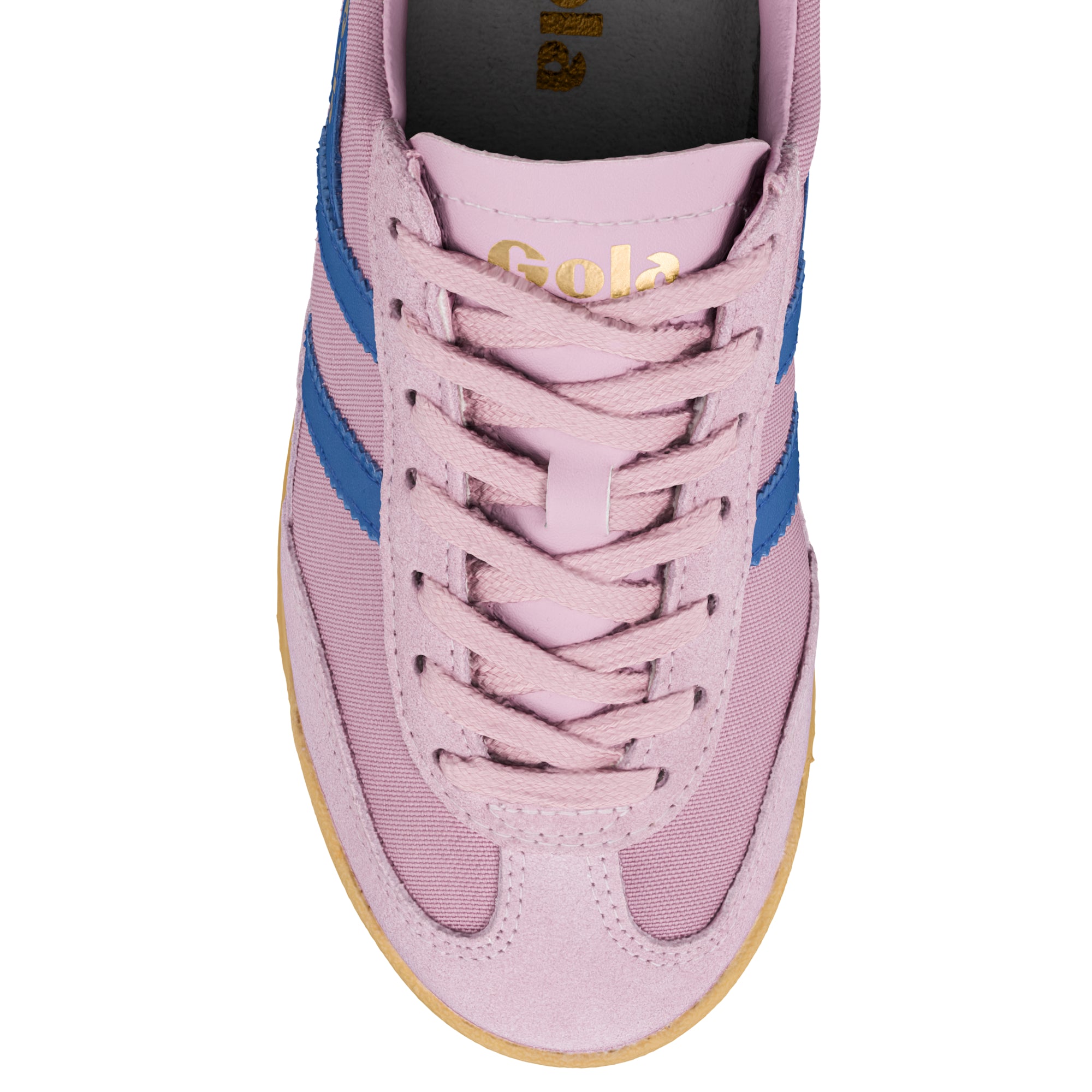 gola-tornado-damen-sneaker-bonbonrosa-navy-wildleder image 4