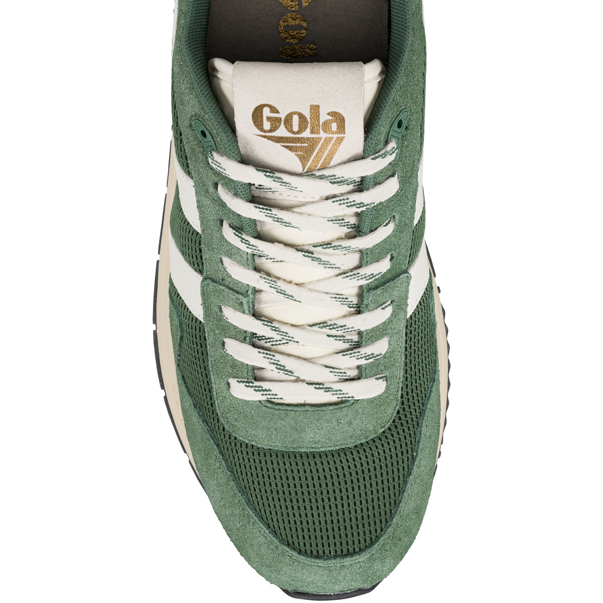 gola-delta-sneaker-f-r-herren-mesh-wildleder-evergreen image 4