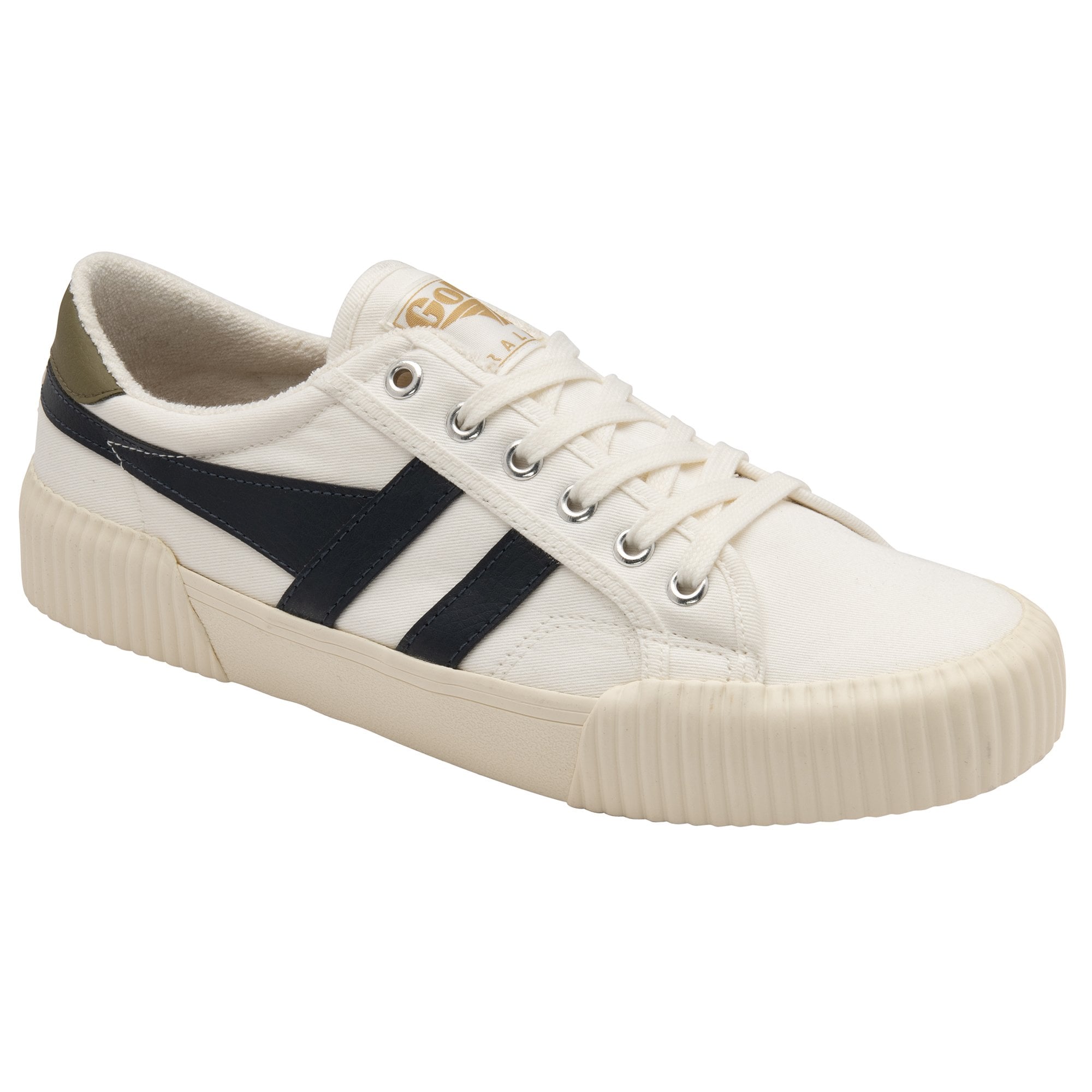 gola-rally-herren-plimsoll-canvas-creme-marine image 2