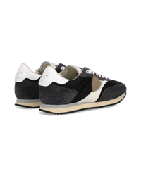 philippe-model-blville-herren-sneaker-schwarz-wei-beige image 2