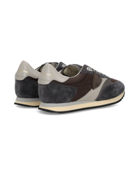philippe-model-blville-herren-sneaker-grau-anthrazit-braun-elfenbein image 2