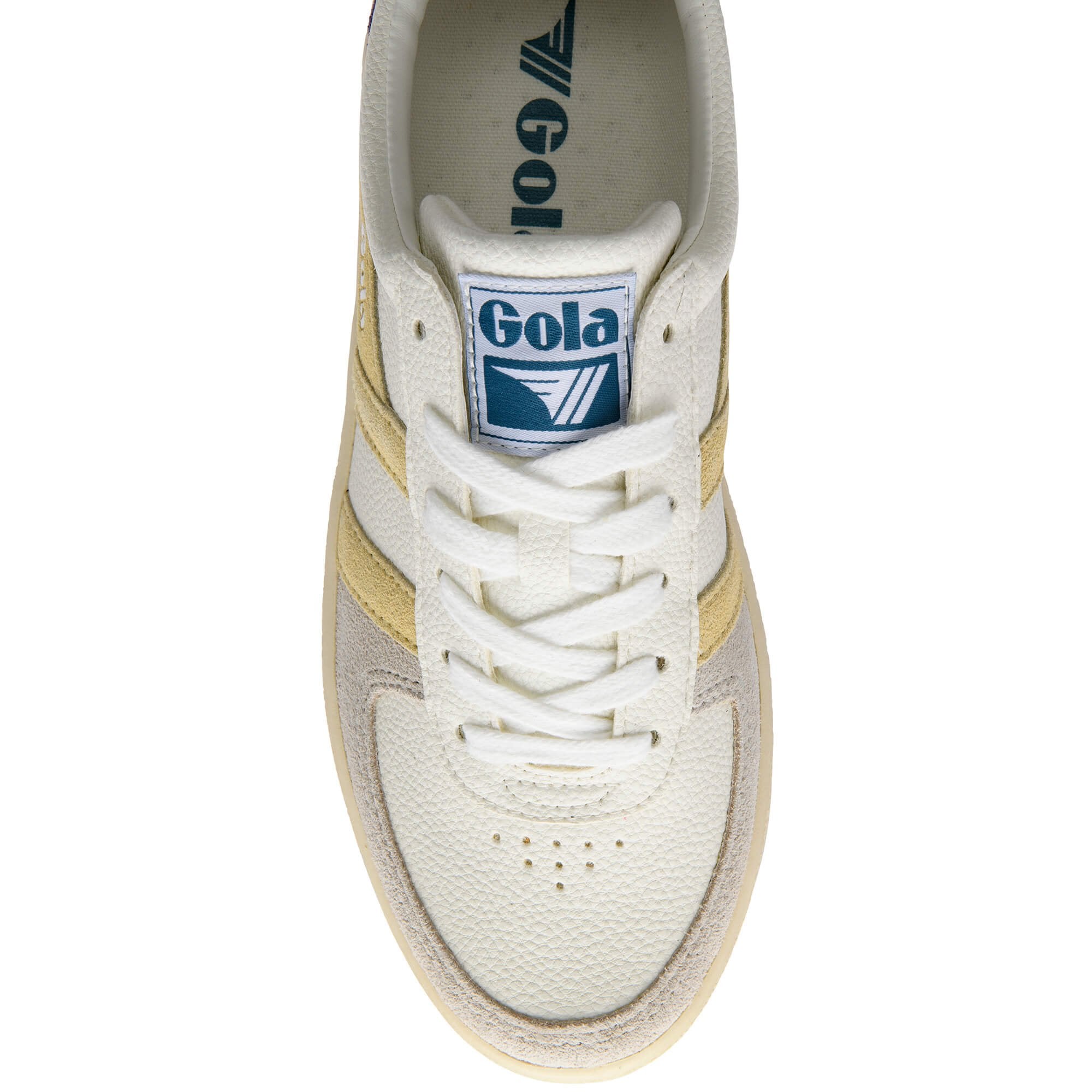 gola-grandslam-trident-damen-sneaker-wei-buttermilch-pfauenblau image 5