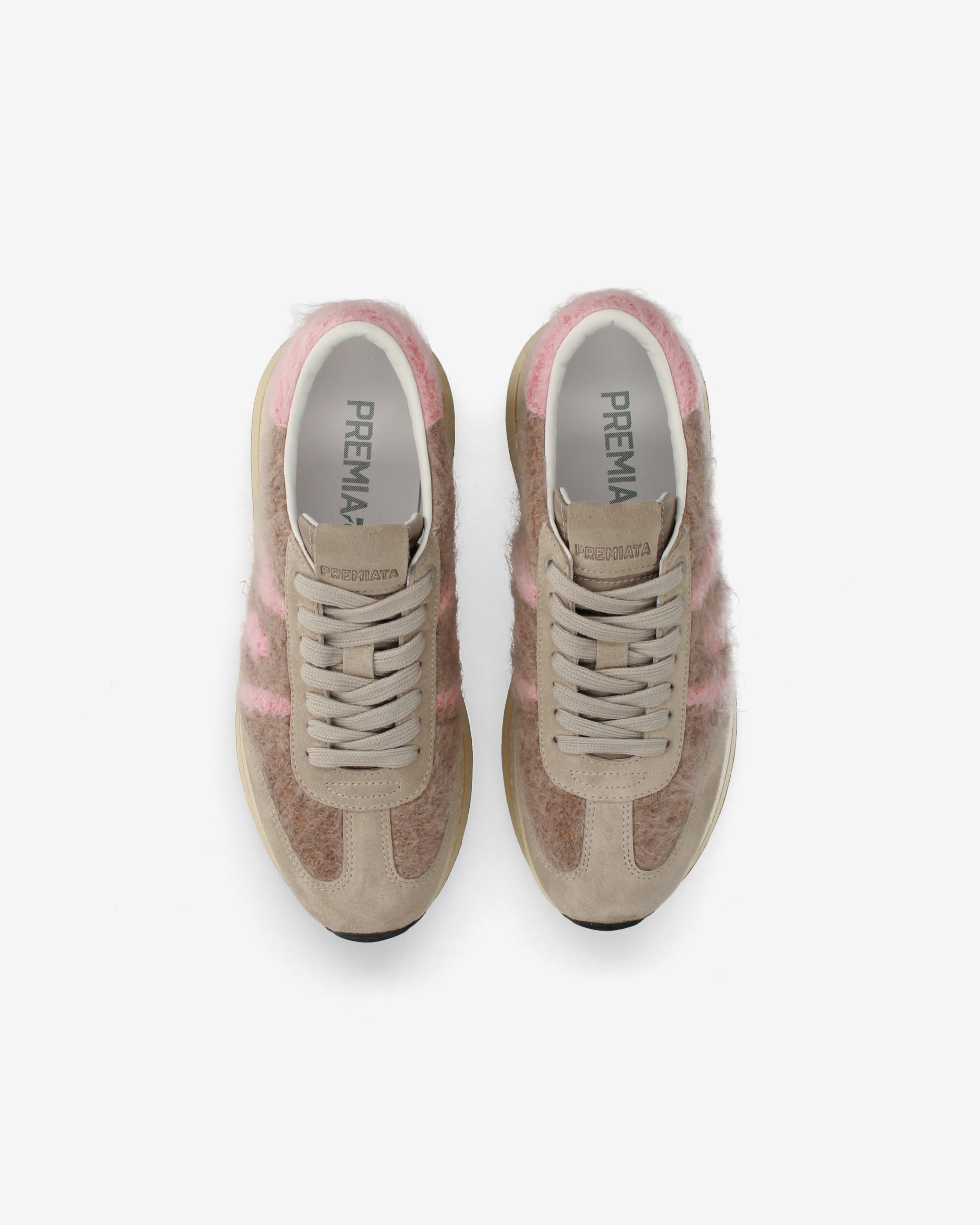 premiata-bethcoin-8708-sneaker-damen-beige-pink-mohair image 6
