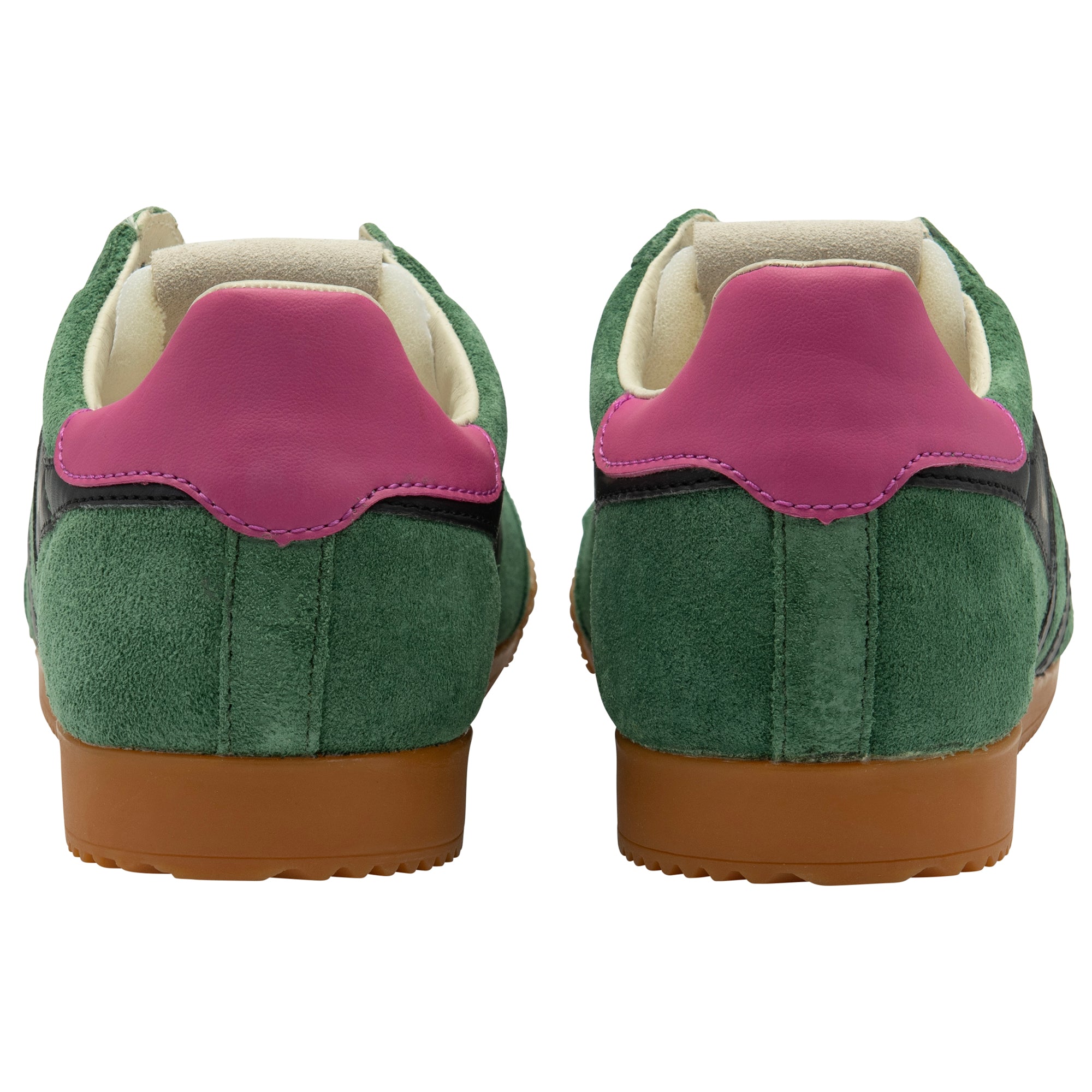 gola-elan-sneaker-f-r-damen-evergreen-schwarz-fuchsia image 4
