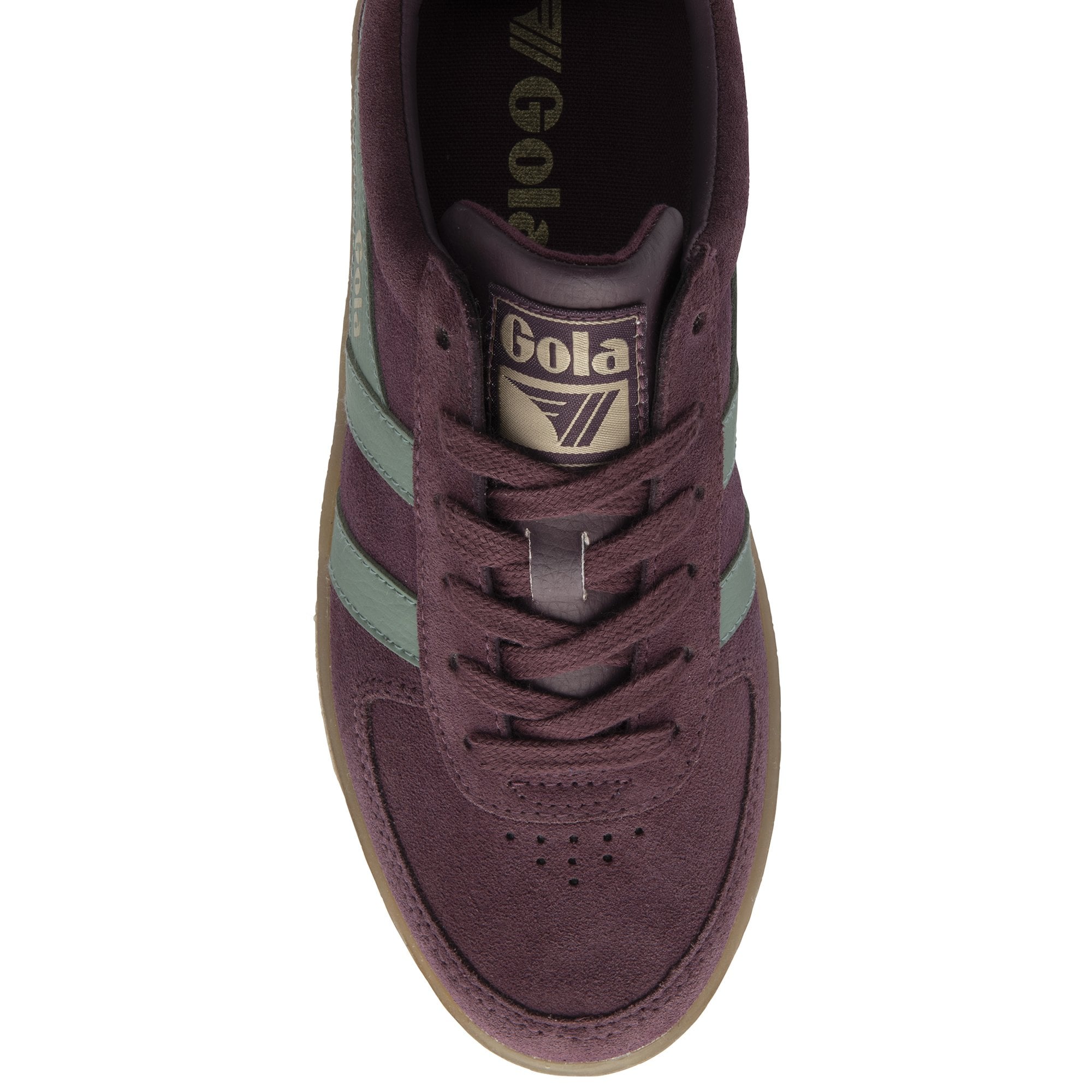 gola-grandslam-wildleder-sneaker-f-r-damen-windsor-wine-green-mist-court image 5