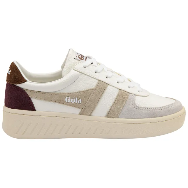 gola-grandslam-trident-sneaker-f-r-damen-wei-weizen-dunkelbraun image 1