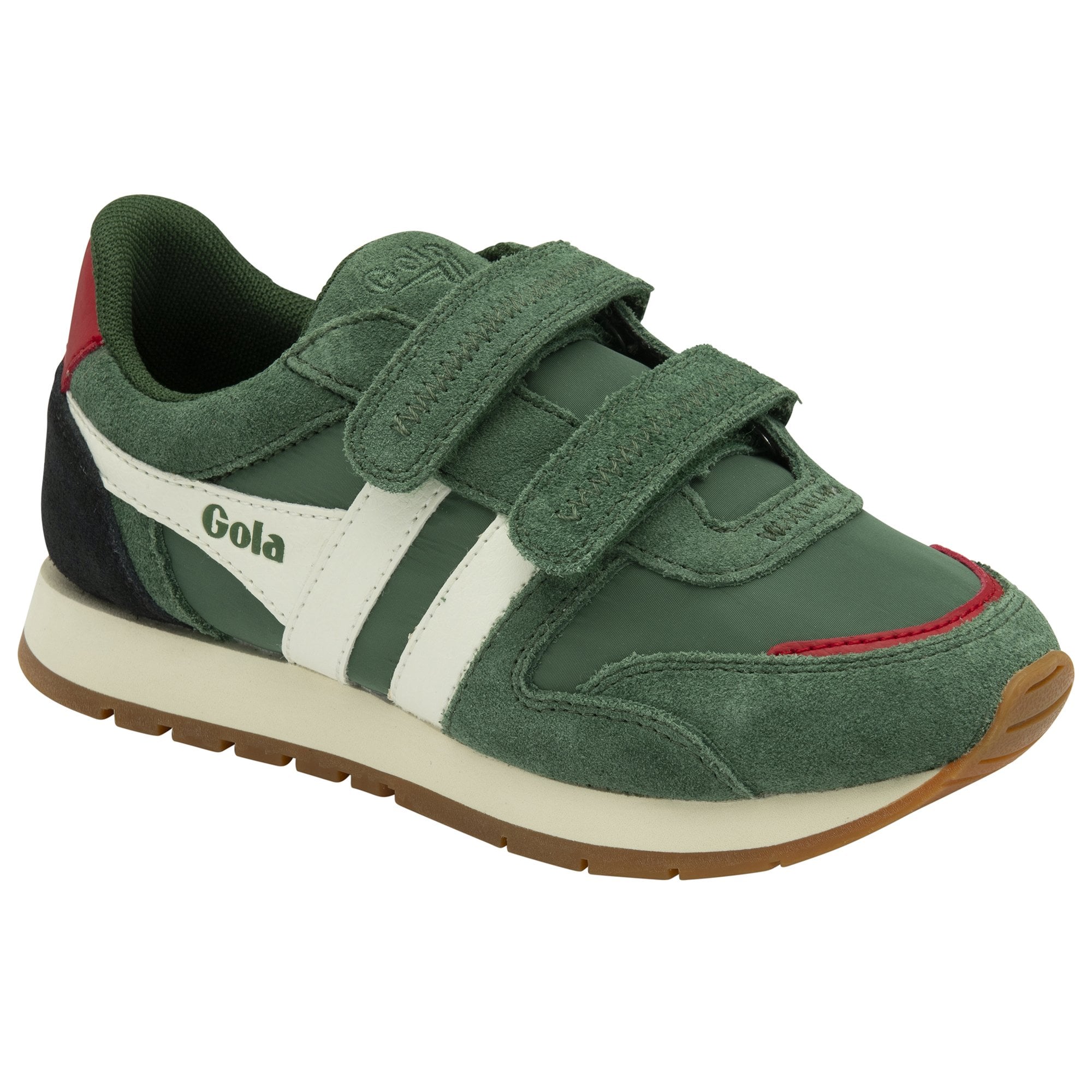 gola-austin-strap-kinder-sneaker-evergreen-klett image 2