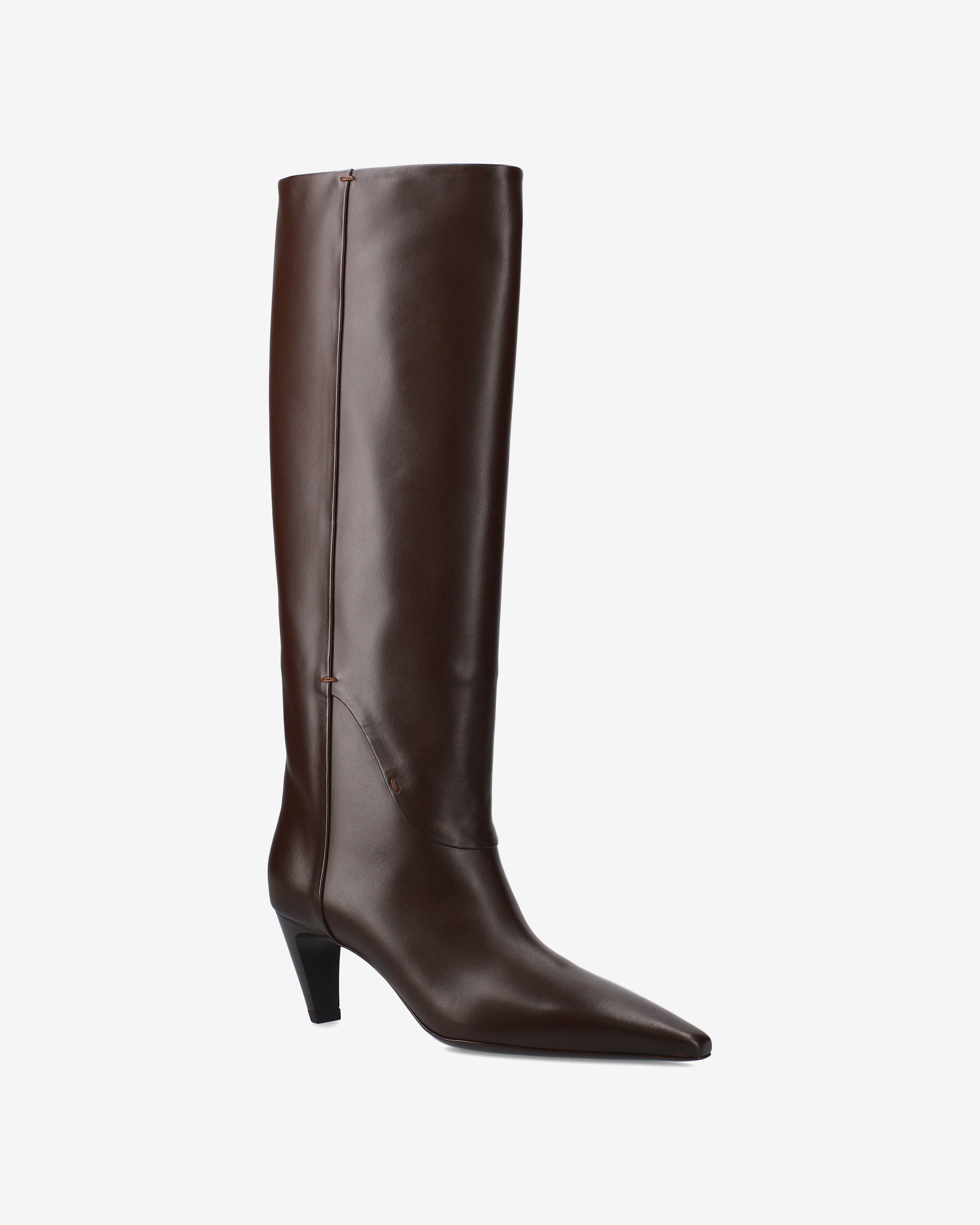 premiata-stivali-in-pelle-marrone-damen-lederstiefel-braun image 4