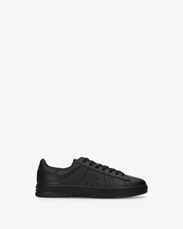 premiata-russell-8640-sneaker-herren-schwarz-leder image 1