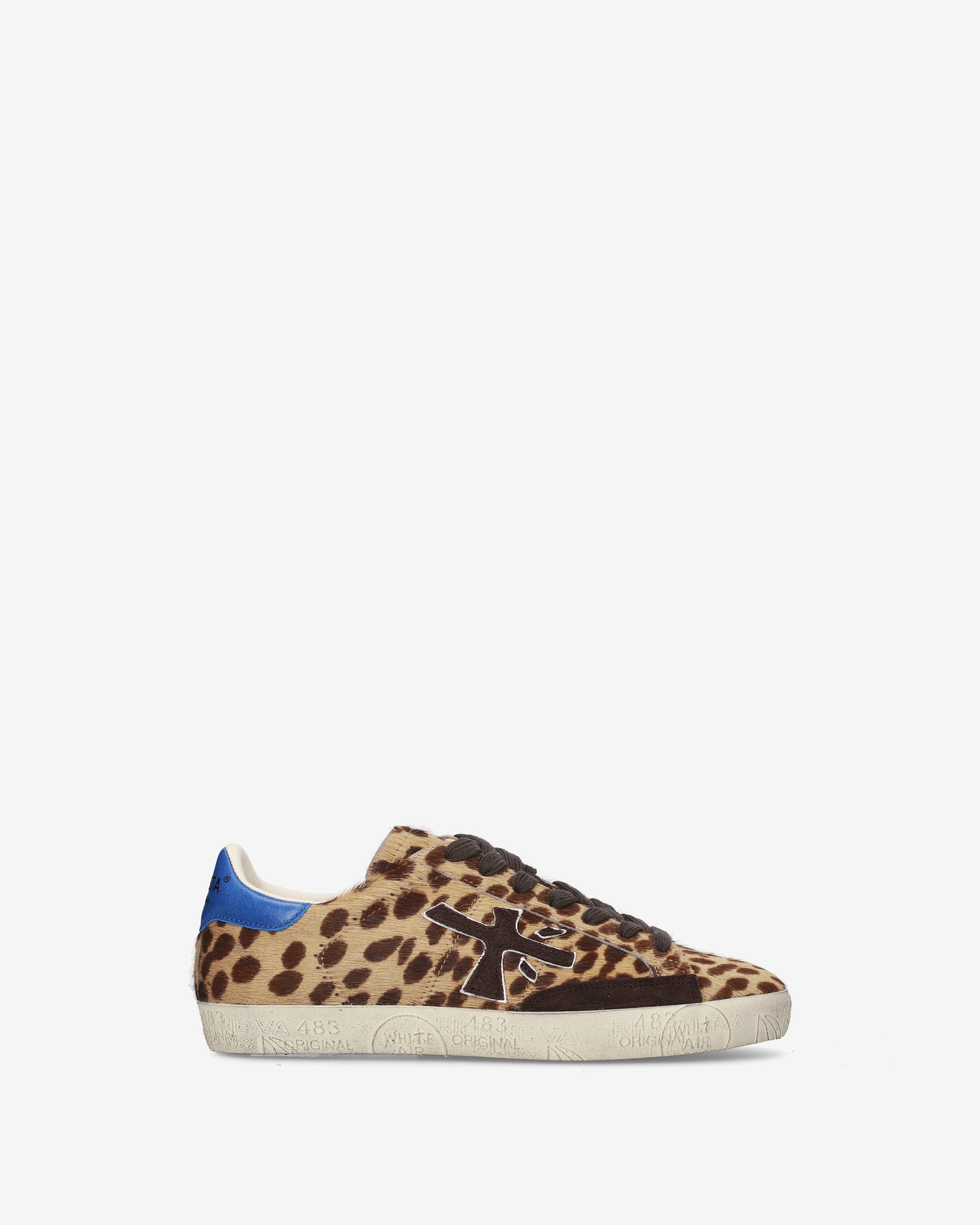 premiata-stevend-8499-damen-sneaker-animalier-beige image 1
