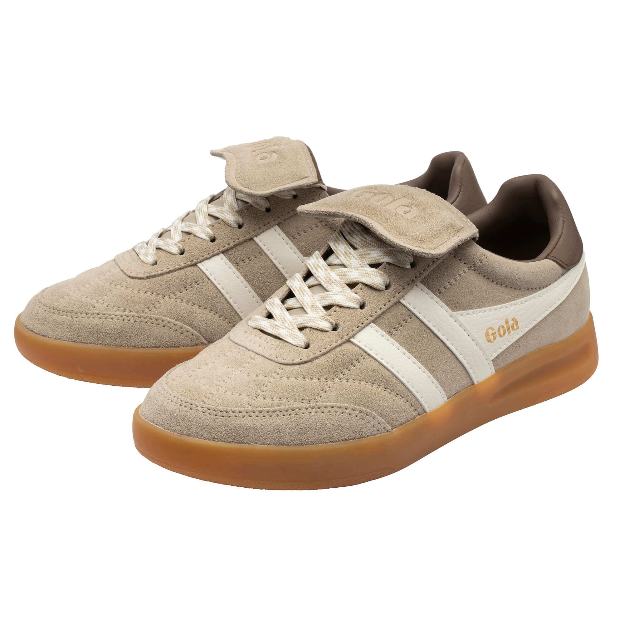 gola-stadia-86-damen-sneaker-knochen-otterbraun image 3