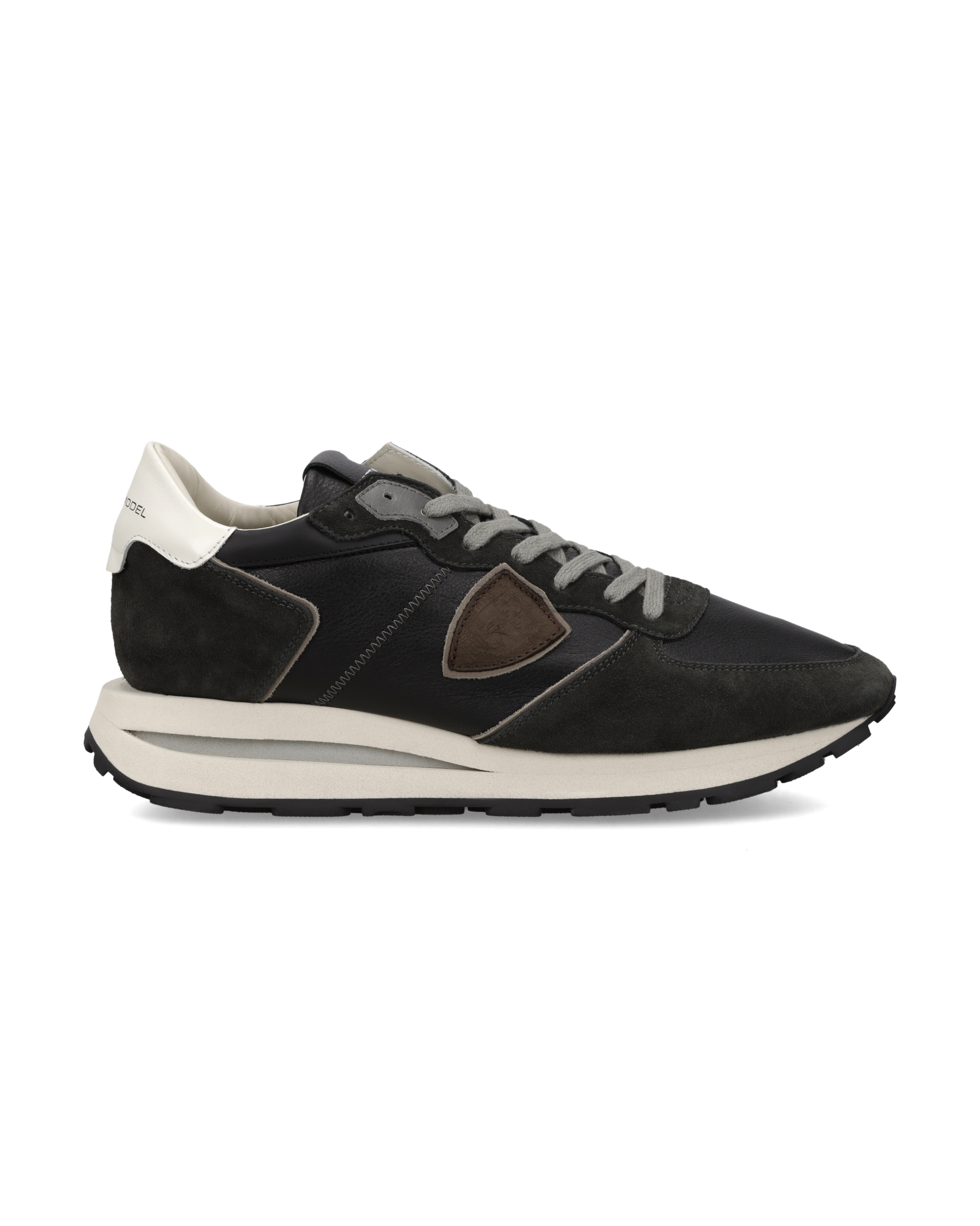 philippe-model-tropez-haute-herren-high-top-sneaker-schwarz-wei image 1