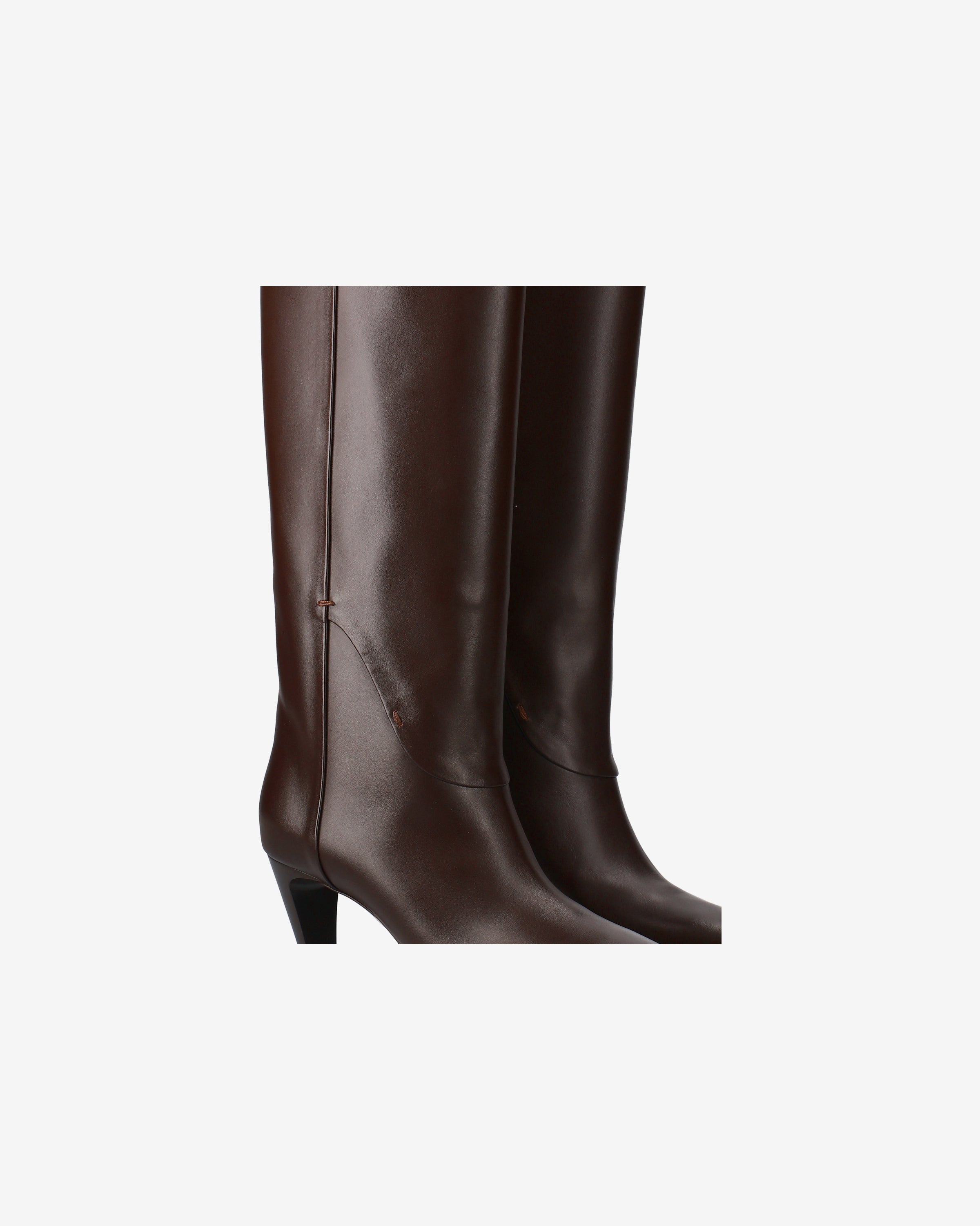 premiata-stivali-in-pelle-marrone-damen-lederstiefel-braun image 6