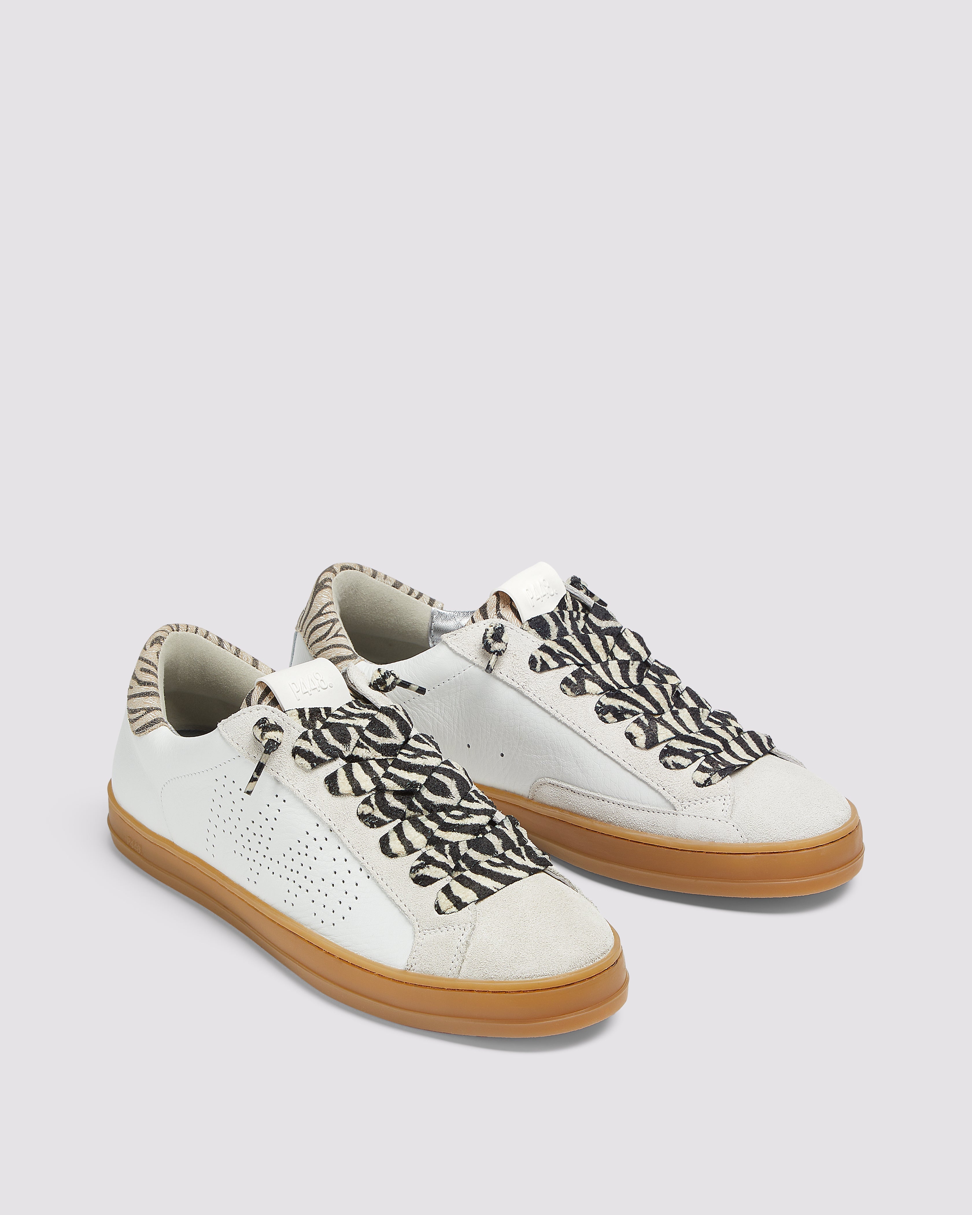 p448-john-wild-zebra-white-damen-sneaker-low-top image 4
