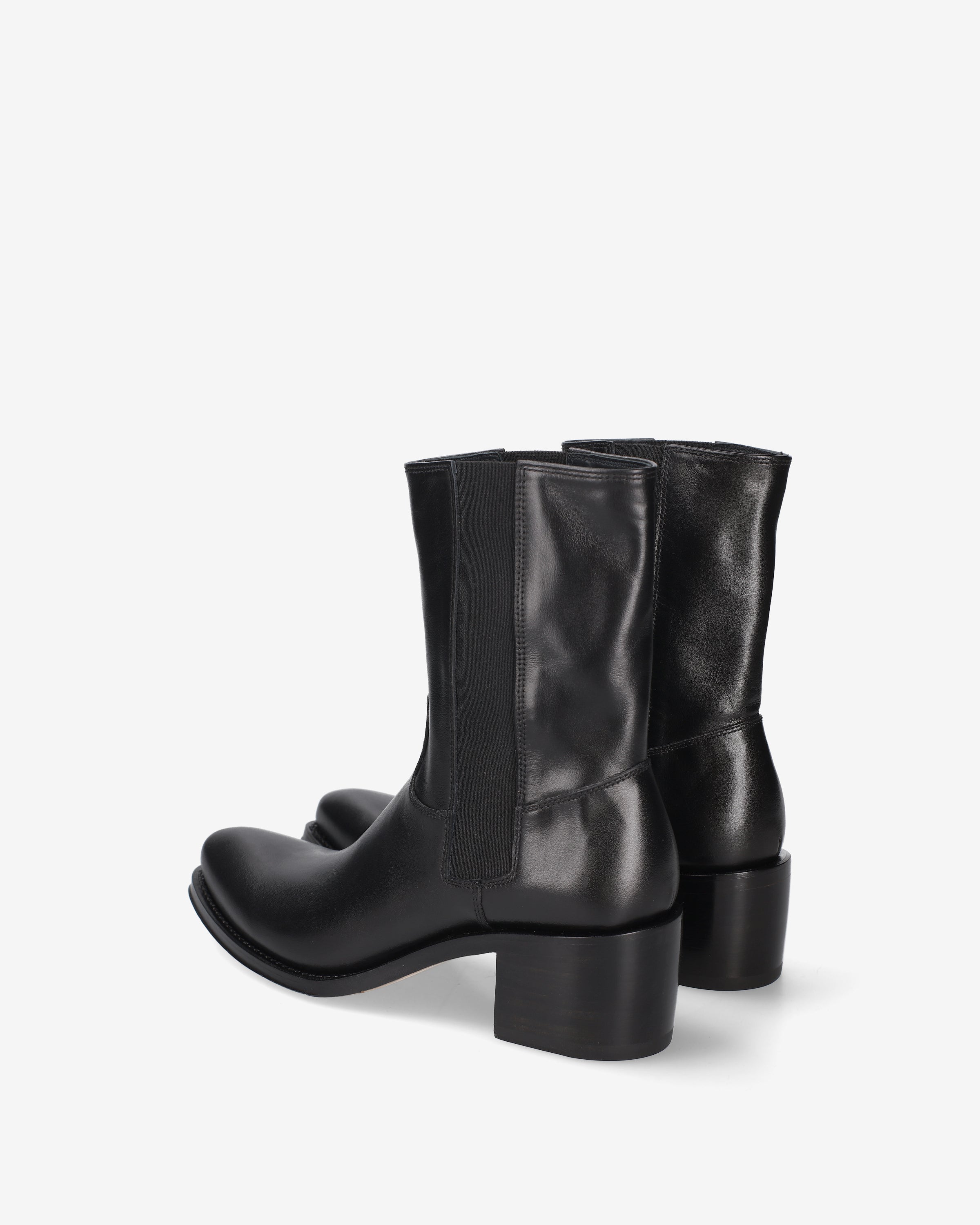 premiata-stivaletti-pelle-nera-camperos-boots-damen-60mm image 5